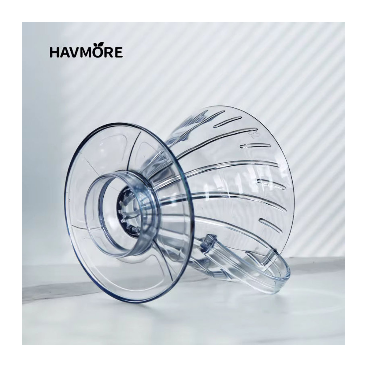 HAVMORE Kaffeetropfer aus Kunstharz in Transparent, Wiederverwendbarer Kaffeefilter und Kaffeetrichter für Barista, 1–2 Tassen - Bild 6