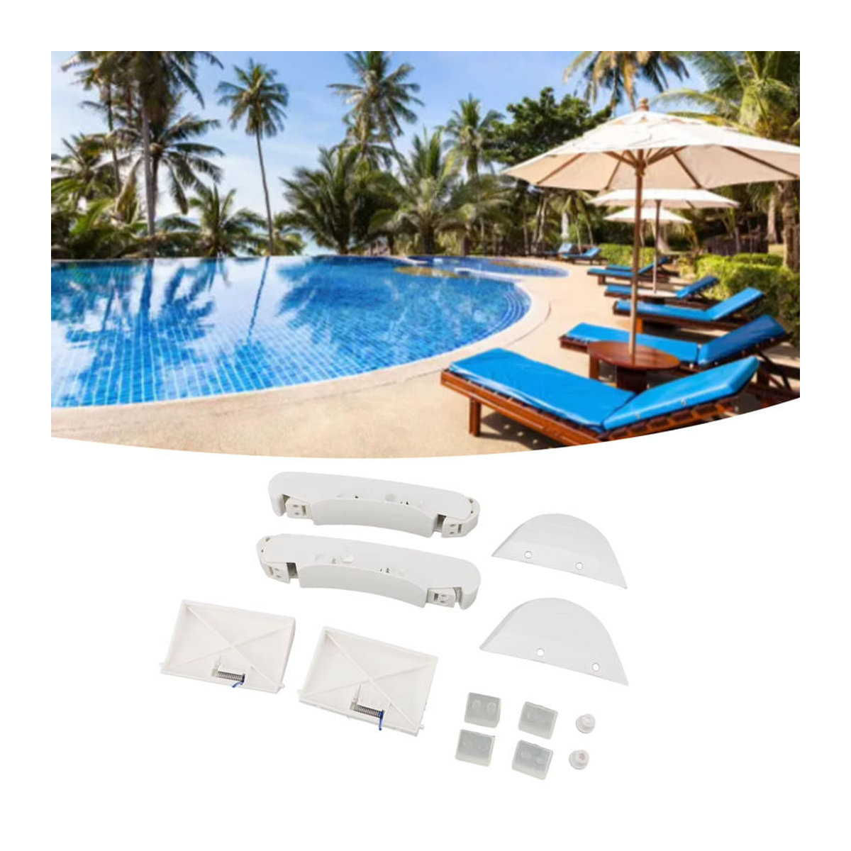Hayward Pool Reiniger Umbau Kit axv417whp Ersatz für Navigator Pool Vac Ultra und Pod Swing Pool Cleaner - Bild 4