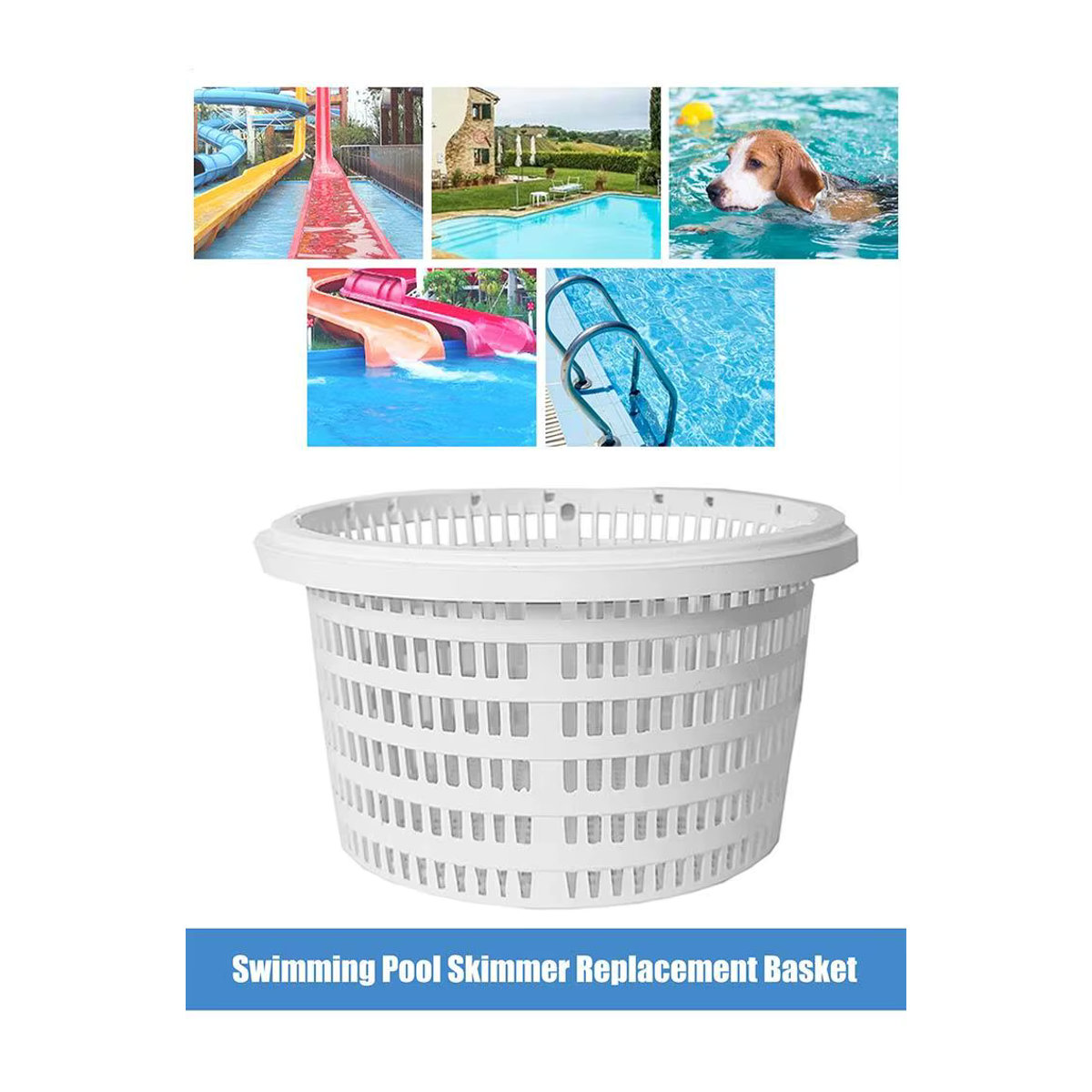 Hayward Schwimmbad Skimmer Korb in Weiß, Durchmesser: 19 cm - Bild 4
