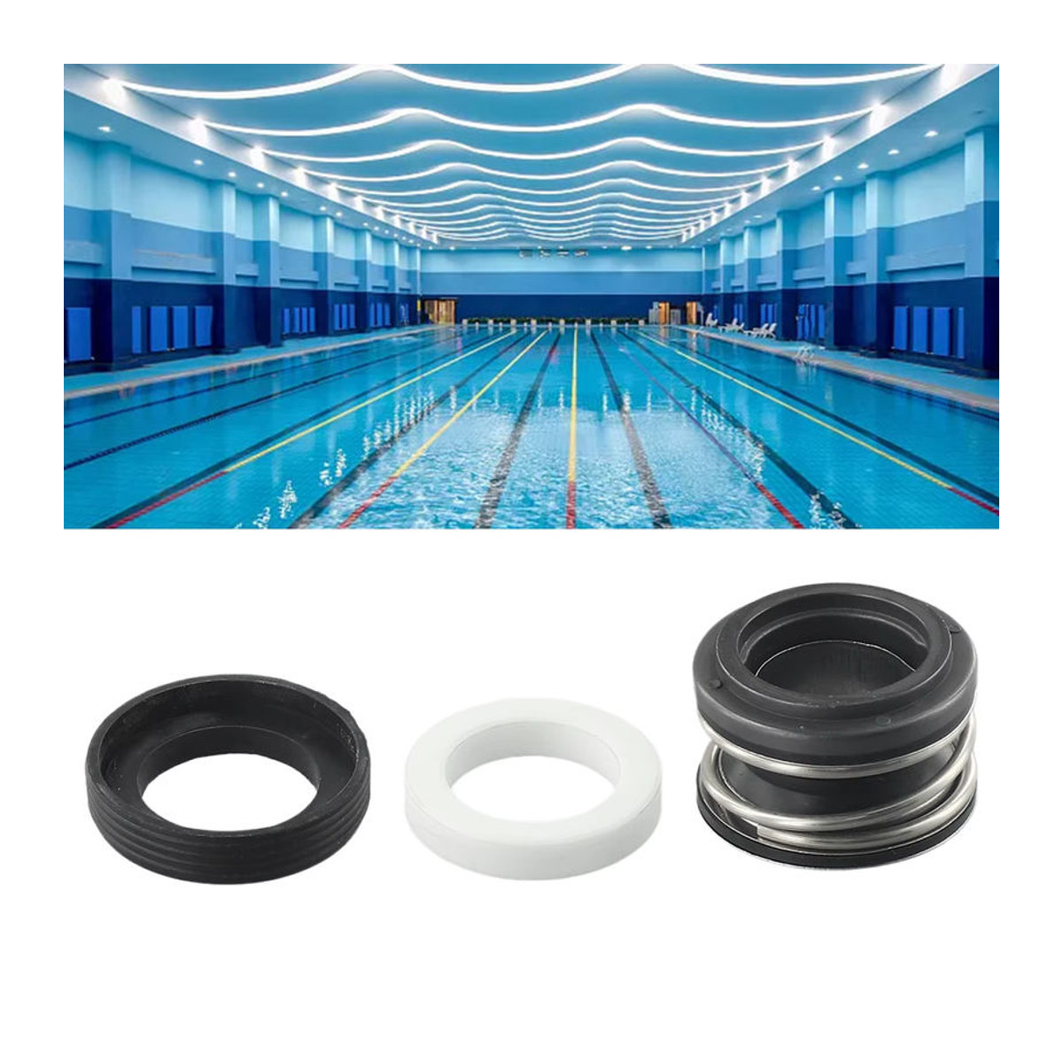 Hayward SPX1600Z2 Dichtung Montage Ersatz Set für Poolpumpen und Reinigungswerkzeuge - Bild 2