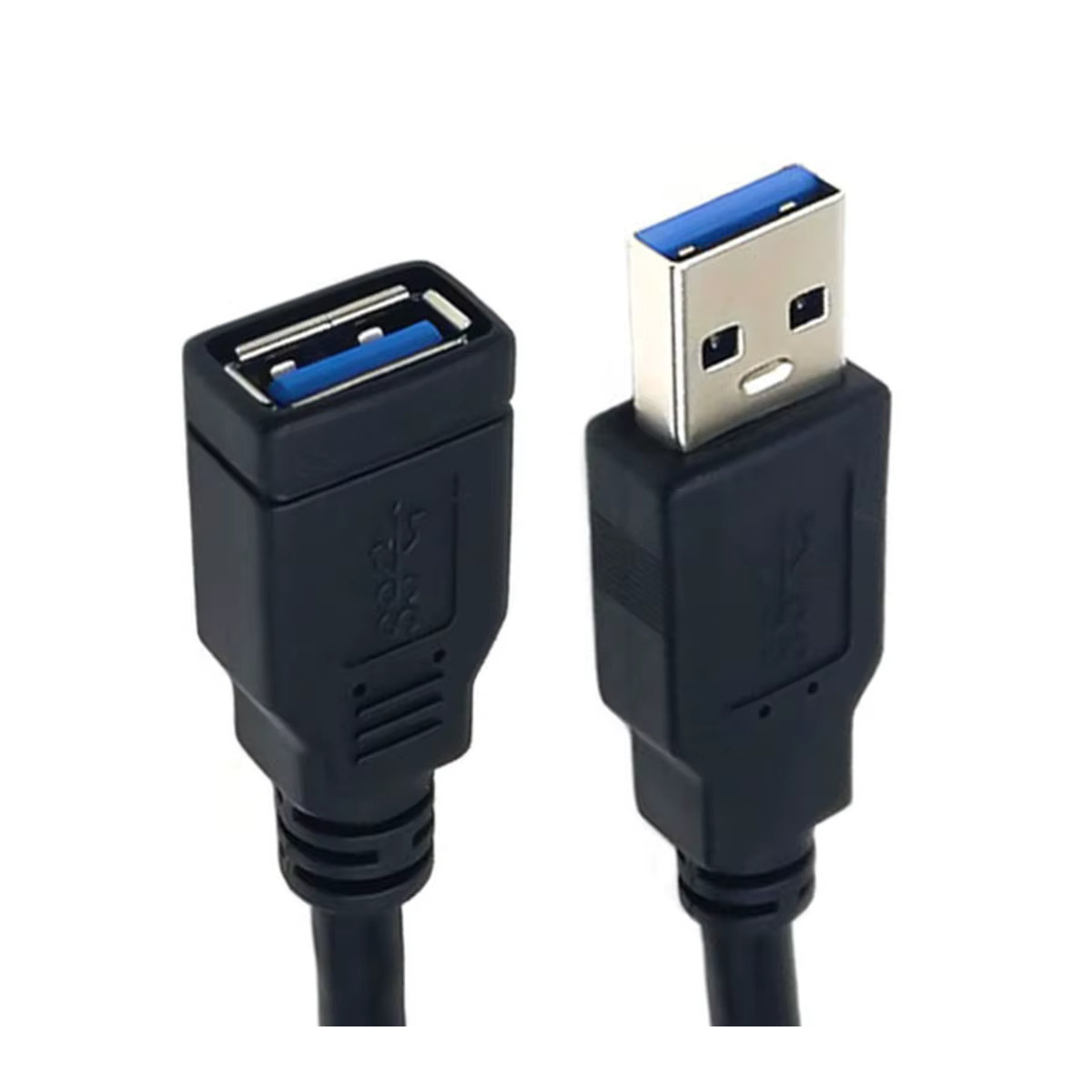 HDmatters USB 3.0 Verlängerungskabel Schwarz, Stecker auf Buchse für Windows, Mac und PC - Bild 4