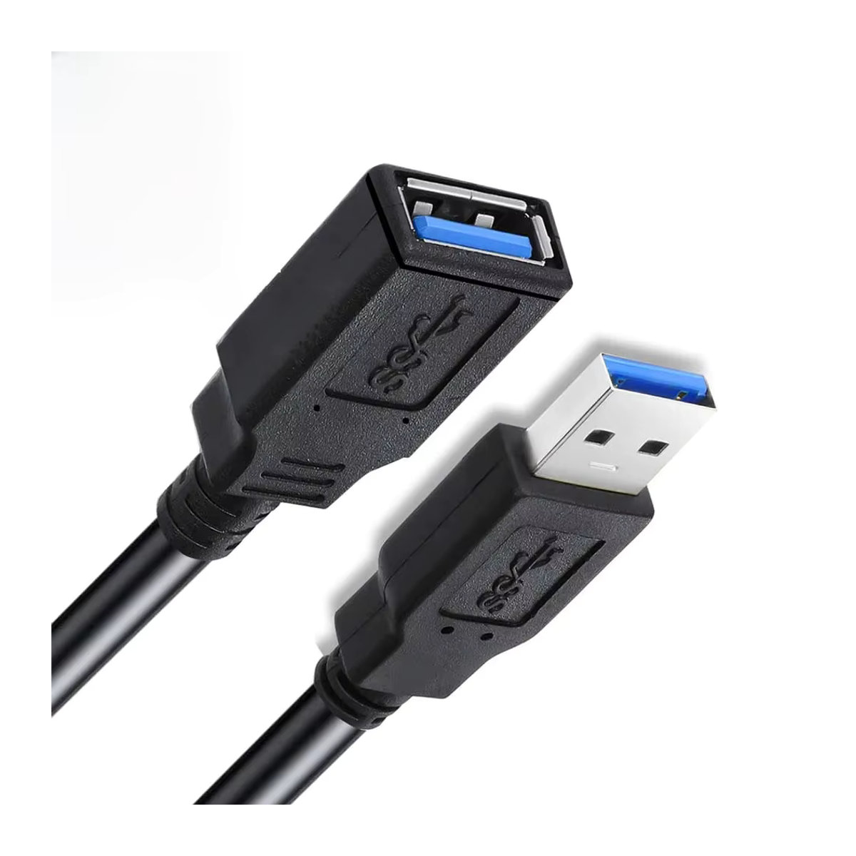 HDmatters USB 3.0 Verlängerungskabel Schwarz, Stecker auf Buchse für Windows, Mac und PC - Bild 5