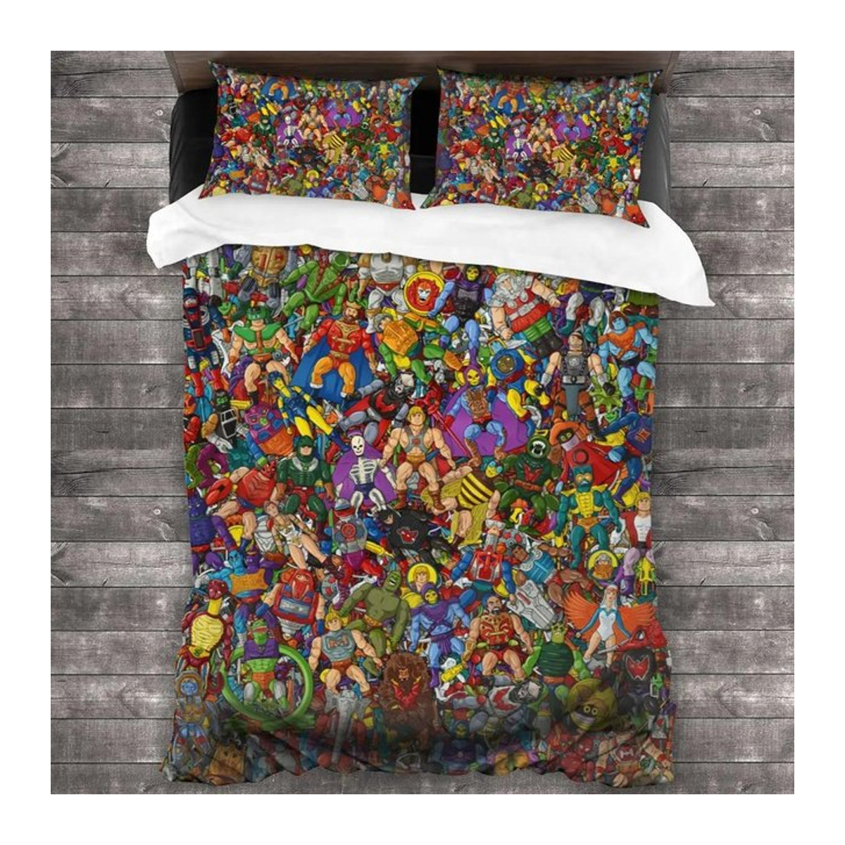 He-Man und die Masters of the Universe 3-teiliges Bettwäsche-Set mit 3D-Druck, Multicolor, B/H: 135 x 200 cm - Bild 1