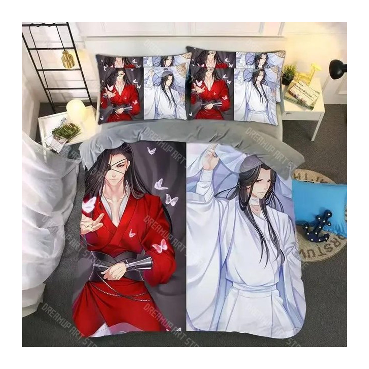 Heaven Official’s Blessing Bettwäsche-Set mit Reißverschluss von JMG Household Supplies, B/H: 90 x 200 cm - Bild 1