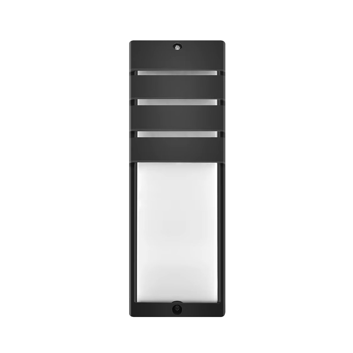 Heevye Moderne LED Außenwandleuchte Schwarz 12W Wasserdicht für Garten, Veranda und Balkon - Bild 2