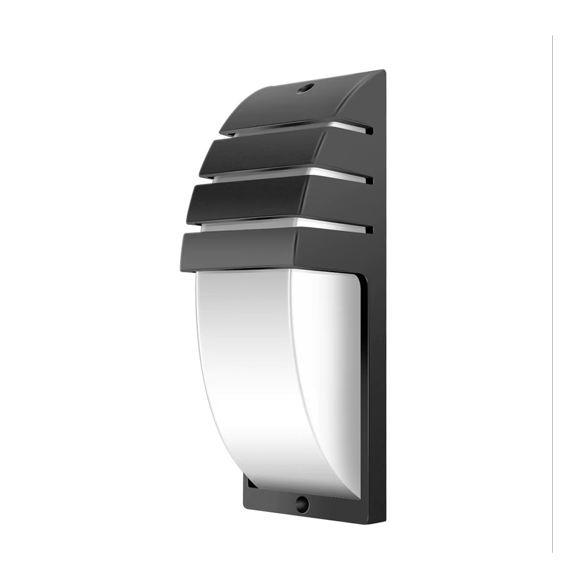 Heevye Moderne LED Außenwandleuchte Schwarz 12W Wasserdicht für Garten, Veranda und Balkon - Bild 3