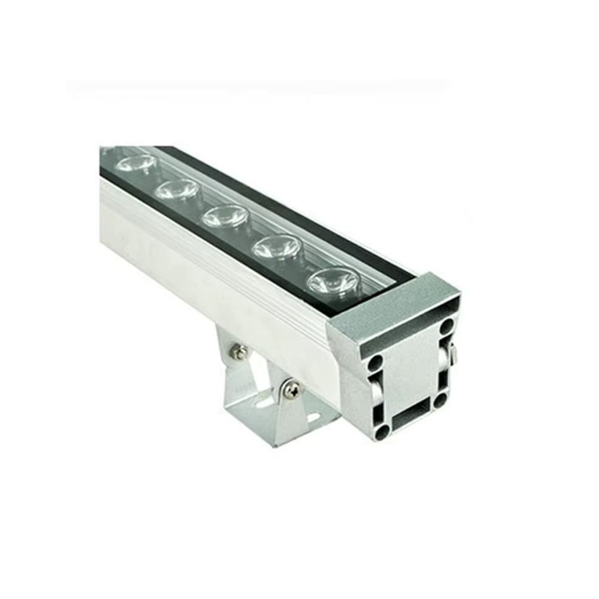 Heevye Moderne LED-Wandleuchte für den Außenbereich aus Aluminium in Alufarben - Bild 1