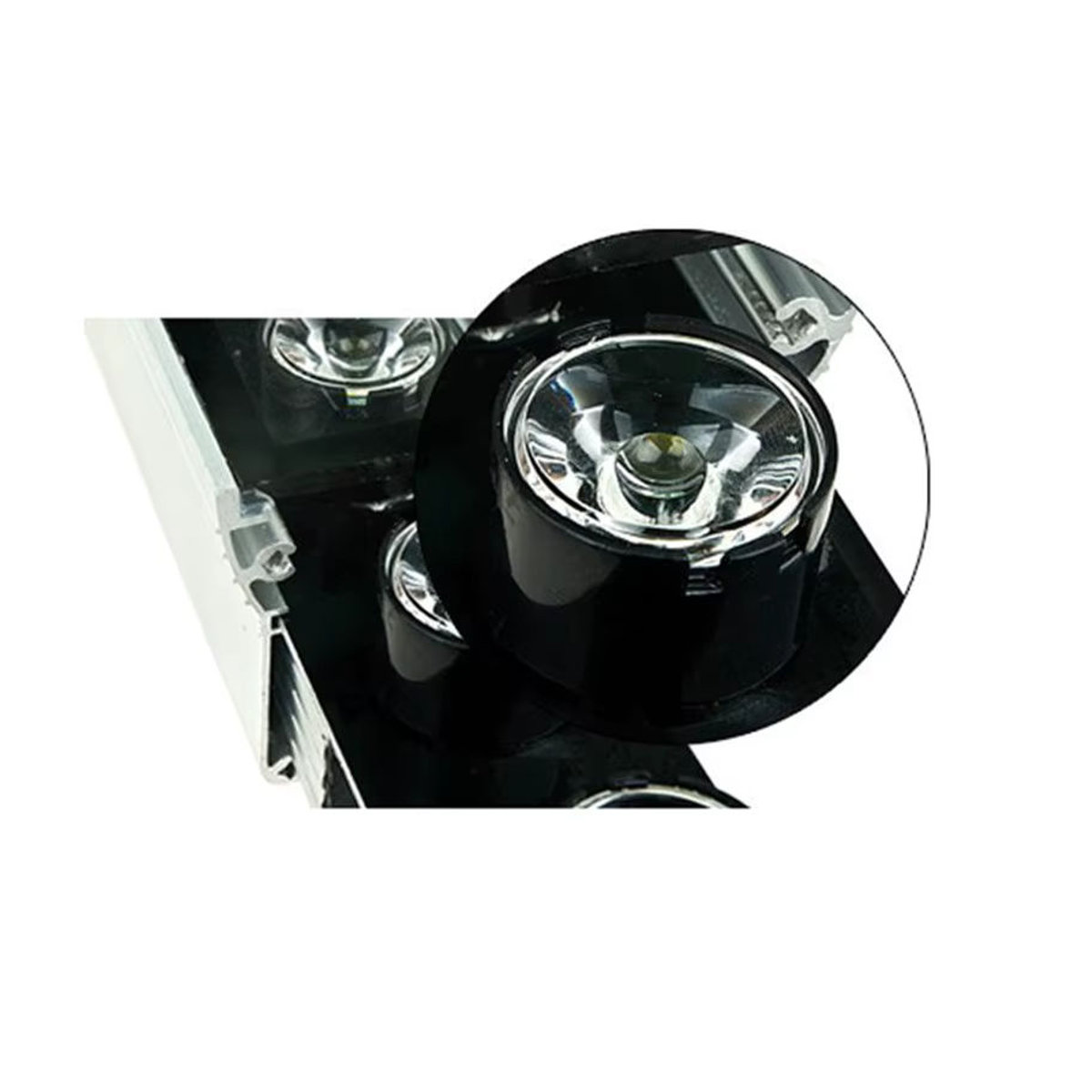 Heevye Moderne LED-Wandleuchte für den Außenbereich aus Aluminium in Alufarben - Bild 2