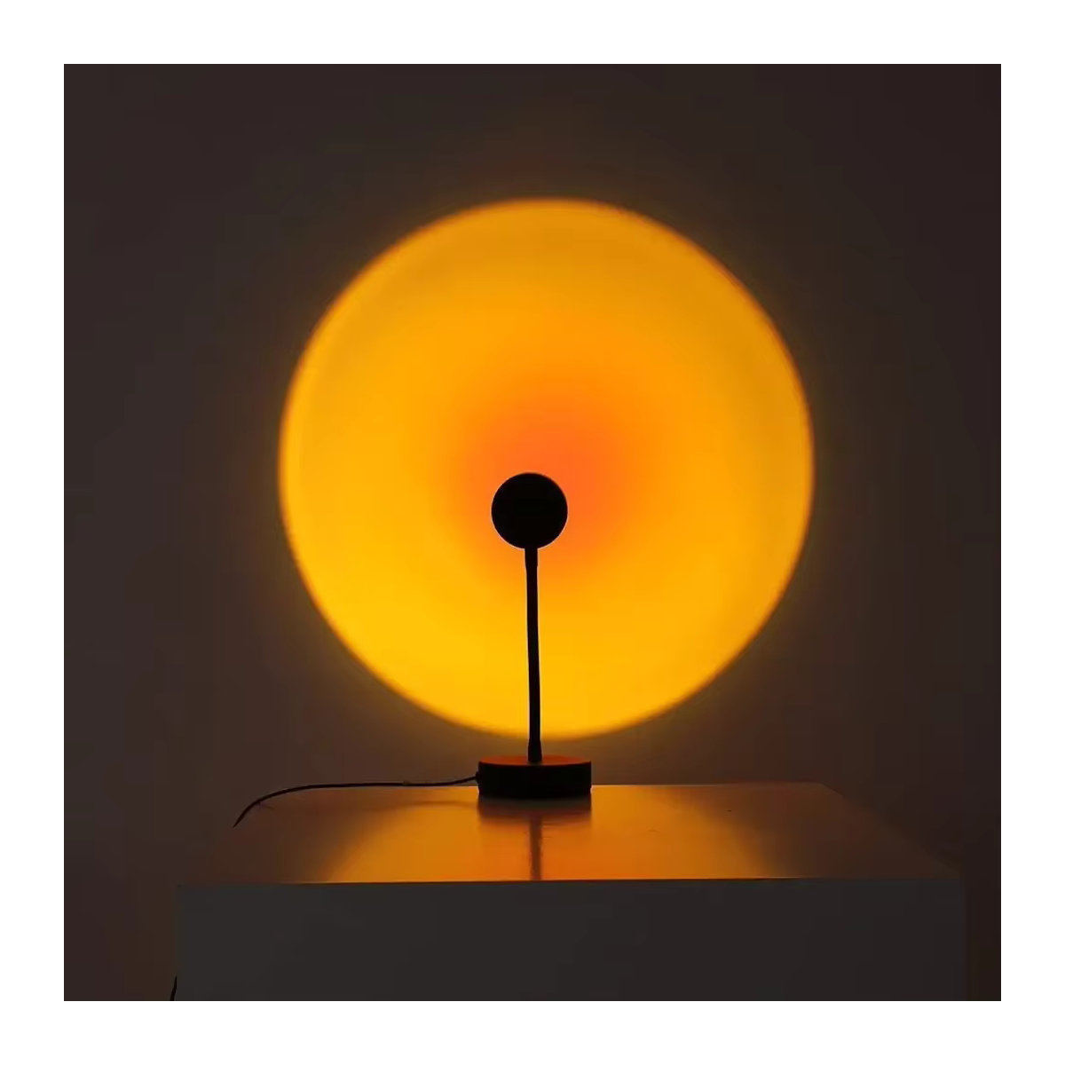 Heinast LED Sonnenuntergang Lampe Atmosphäre Nachtlicht Projektor für Schlafzimmer und Wohnzimmer - Bild 3