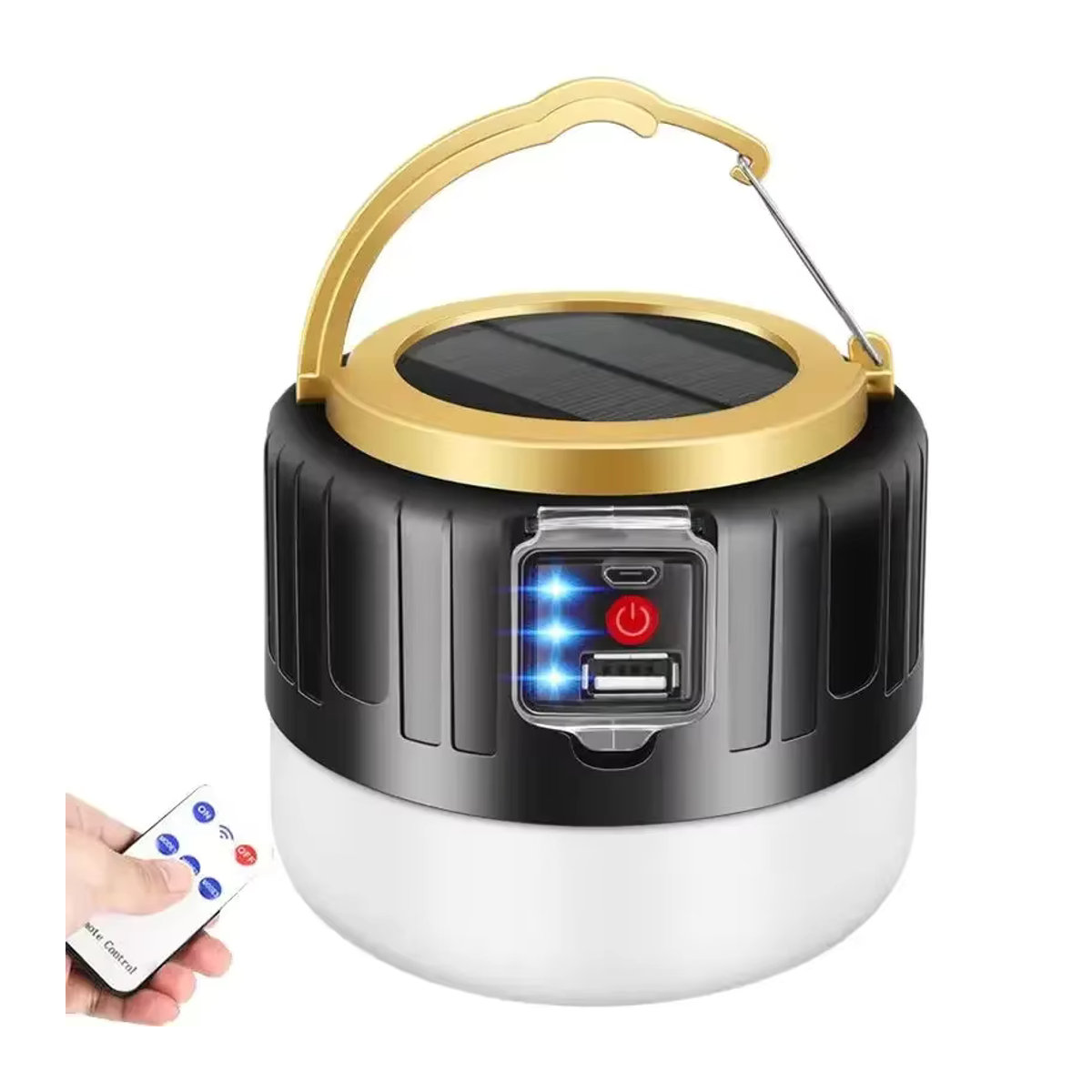 Heinast Solar LED Camping Licht Wasserdichte Wiederaufladbare Zelt Lampe Tragbare Outdoor Laterne - Bild 5