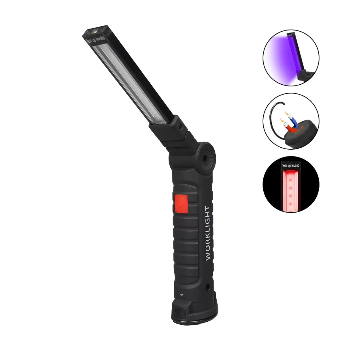Heinast UV-Taschenlampe 395 nm, leistungsstarke wiederaufladbare LED-Laterne für Nagelgel, Harzhärtung und Detektion - Bild 5