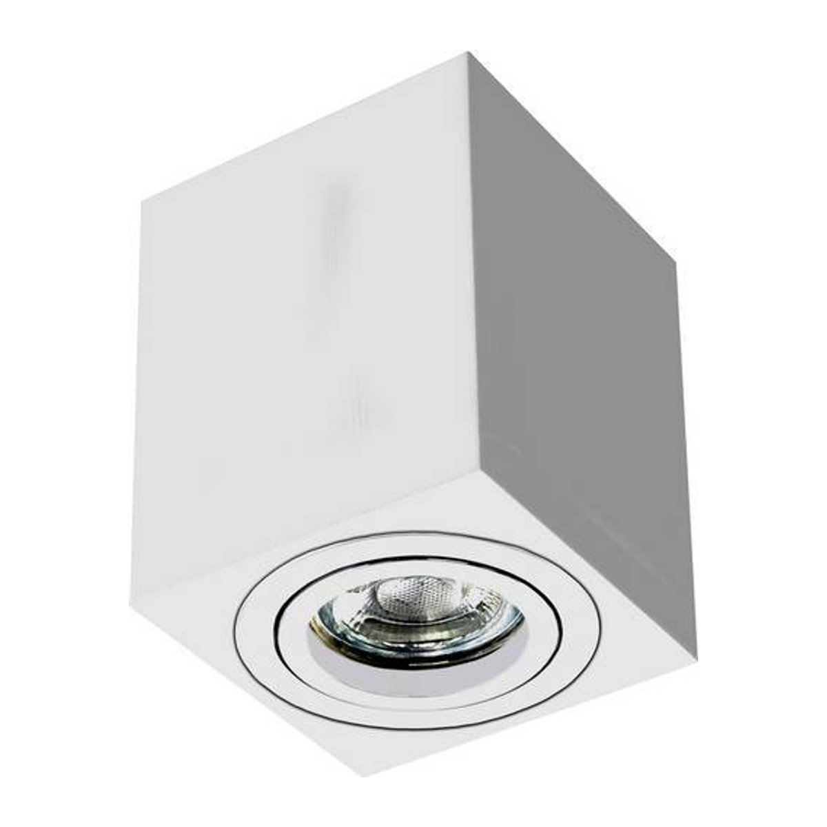 Heitronic AD9001 Aufbauleuchte LED GU10 12W Weiß minimalistisch - Bild 1