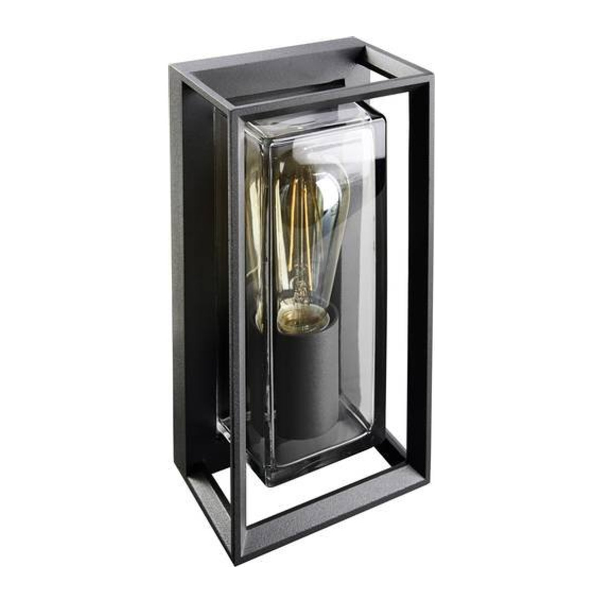 Heitronic Alicante 500615 Wandleuchte Modern Anthrazit E27 7W - Bild 1
