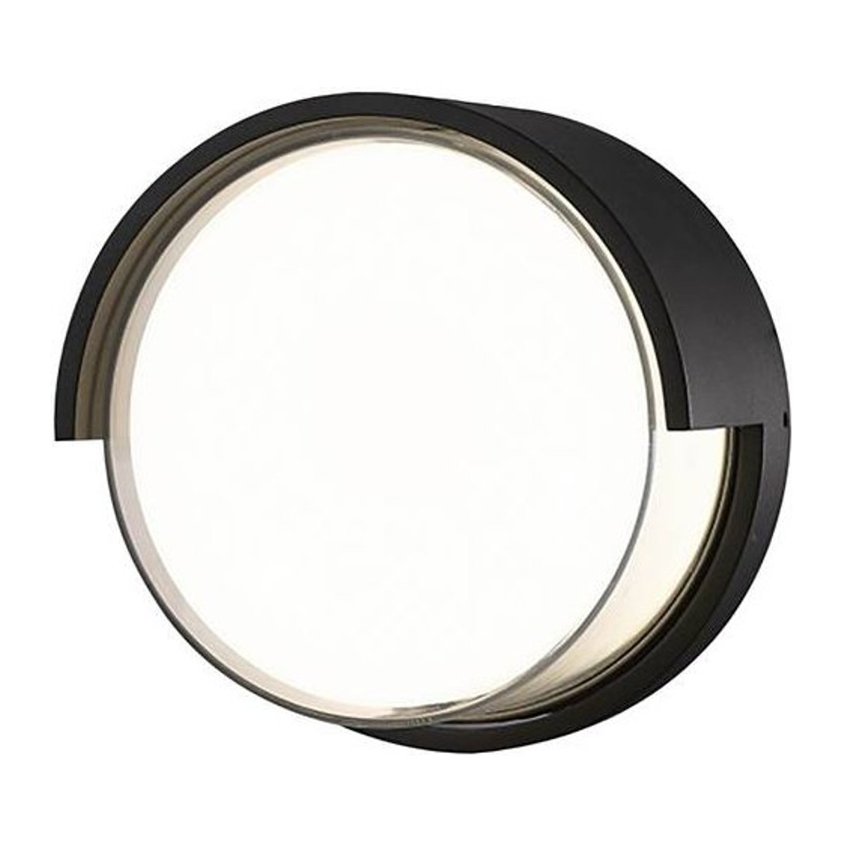 Heitronic Circula 501327 Wandleuchte und Deckenleuchte aus Aluminium mit 10W LED in Anthrazit - Bild 1