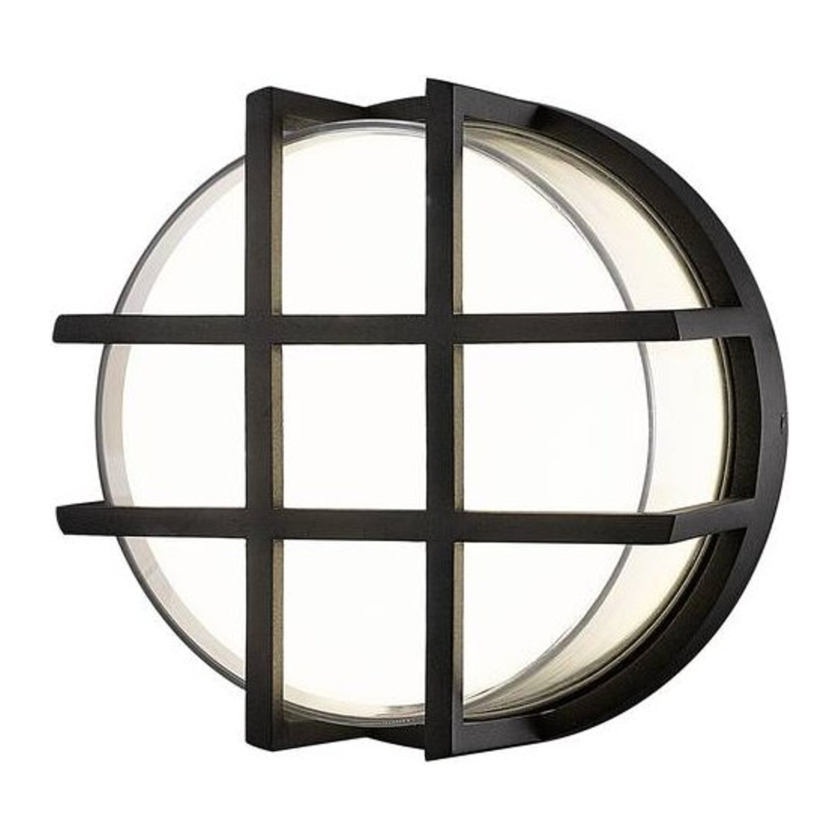 Heitronic Circula 501328 Wandleuchte und Deckenleuchte aus Aluminium in Anthrazit mit 10W LED im Modern Industrial Design - Bild 1