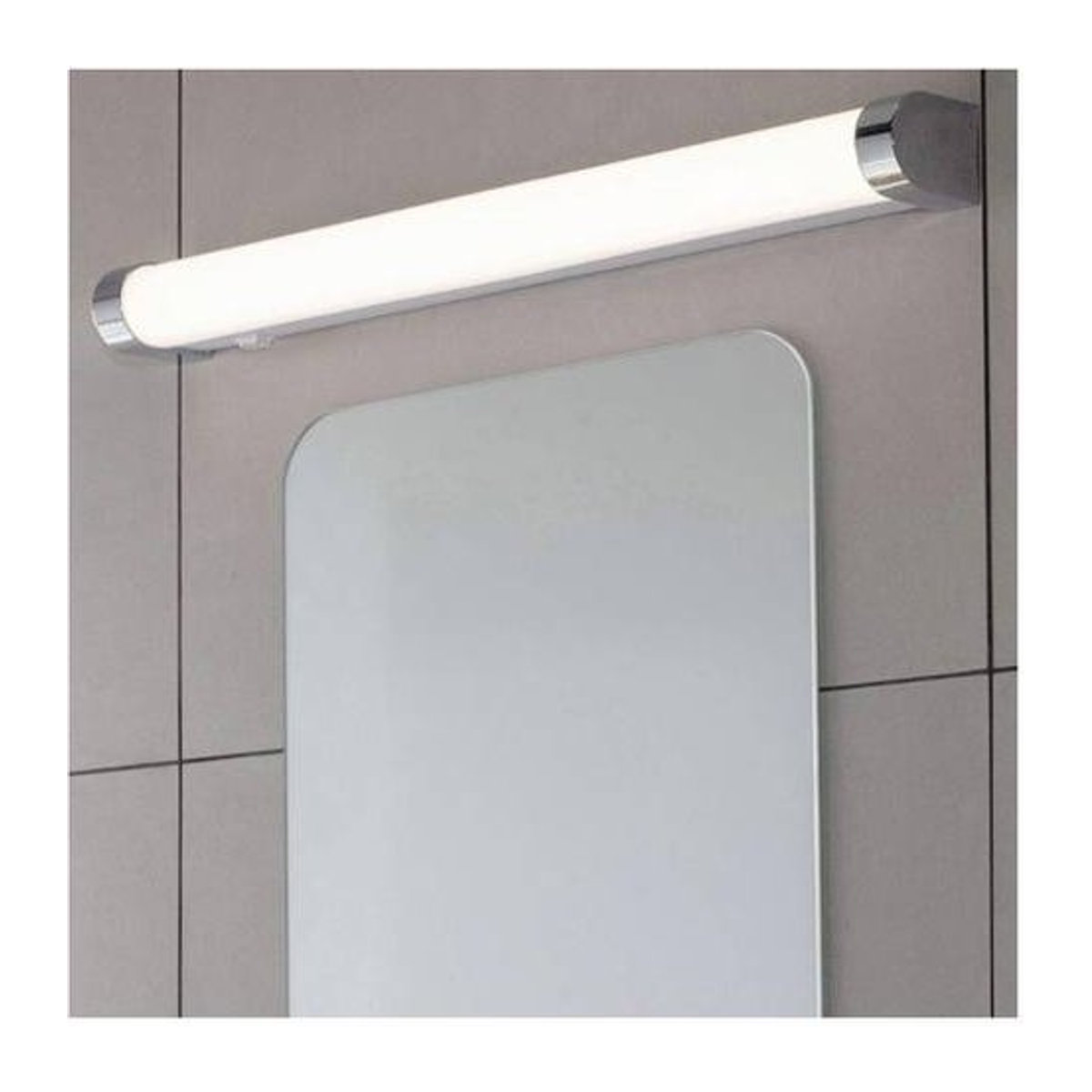 Heitronic LED-Spiegelleuchte VO-501463 in Weiß und Chrom mit modernem Design - Bild 1