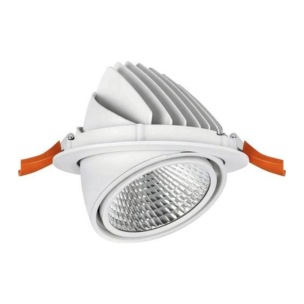 Heitronic LL-001256 LED-Aufbauleuchte in Weiß mit warmweißem Licht aus Aluminium - Bild 1