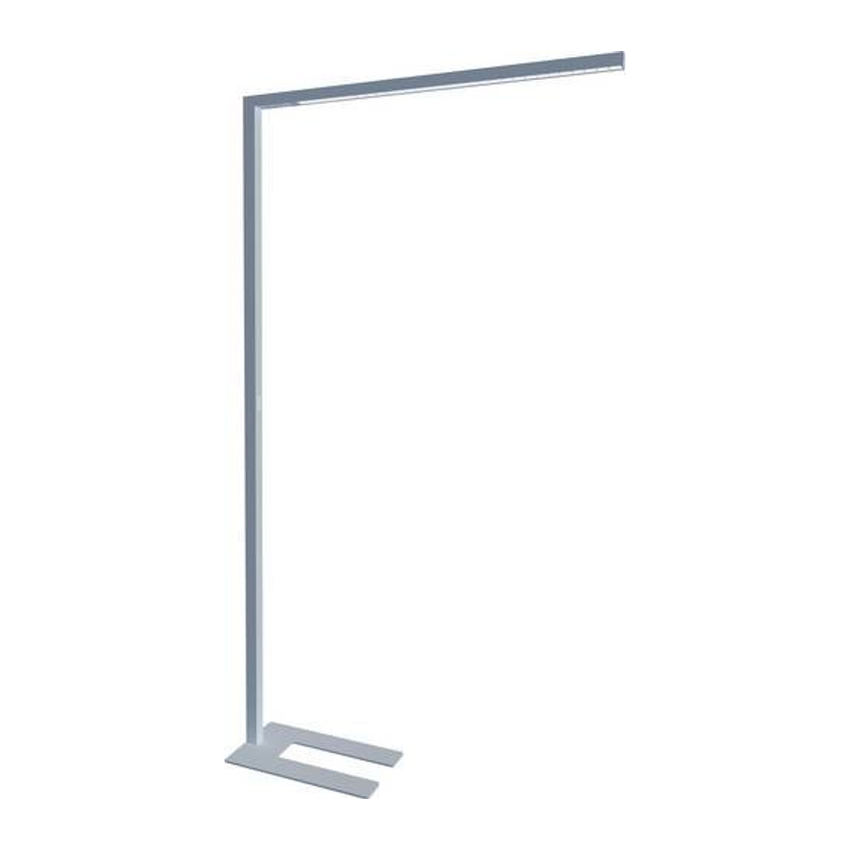 Heitronic LL-510002 LED-Stehlampe in Silber und Weiß im minimalistischen Design - Bild 1