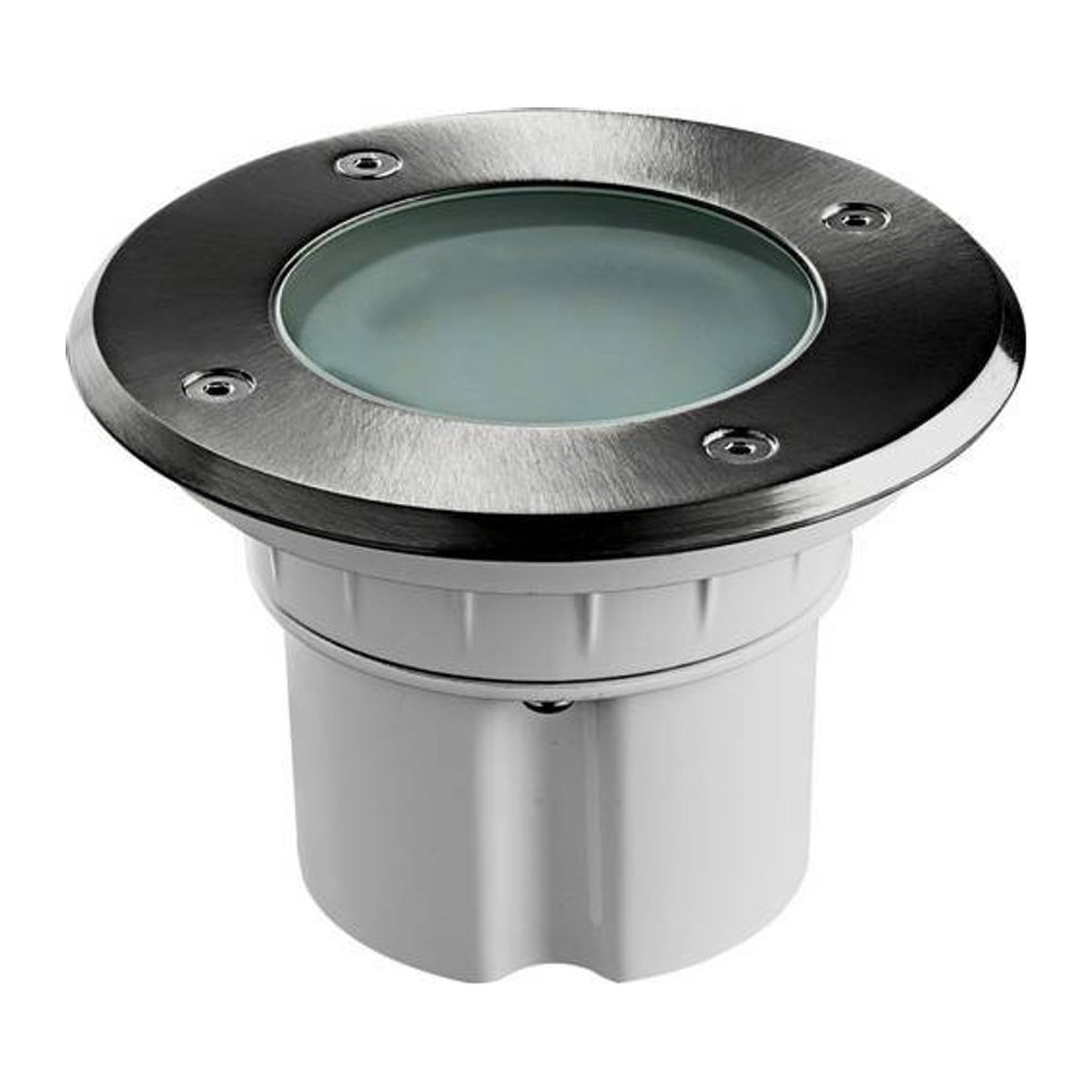Heitronic MESSINA 500148 LED-Boden-Einbauleuchte in Edelstahl mit 9W integrierter LED - Bild 1