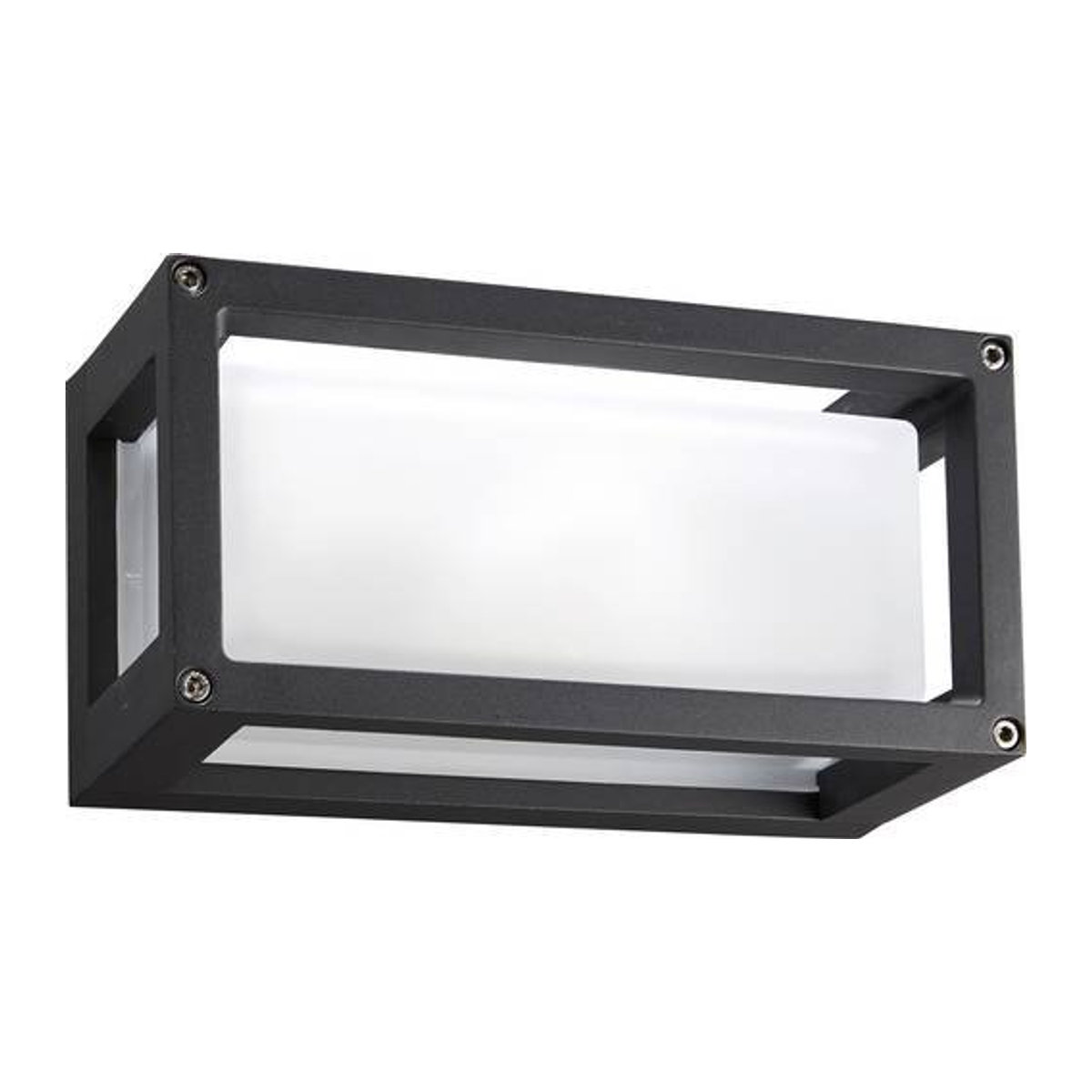 Heitronic Sevilla Wandleuchte Anthrazit mit E27 Fassung 7W - Bild 1
