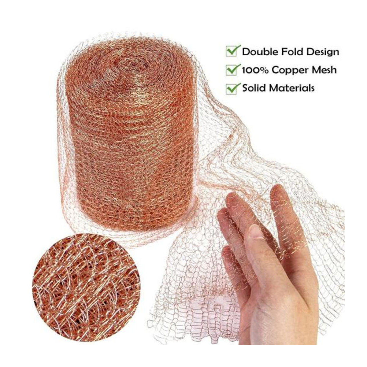 Hello Garden Kupfer Schneckenfalle mit Doppel-Mesh-Schutz für deinen Garten, 3m - Bild 5