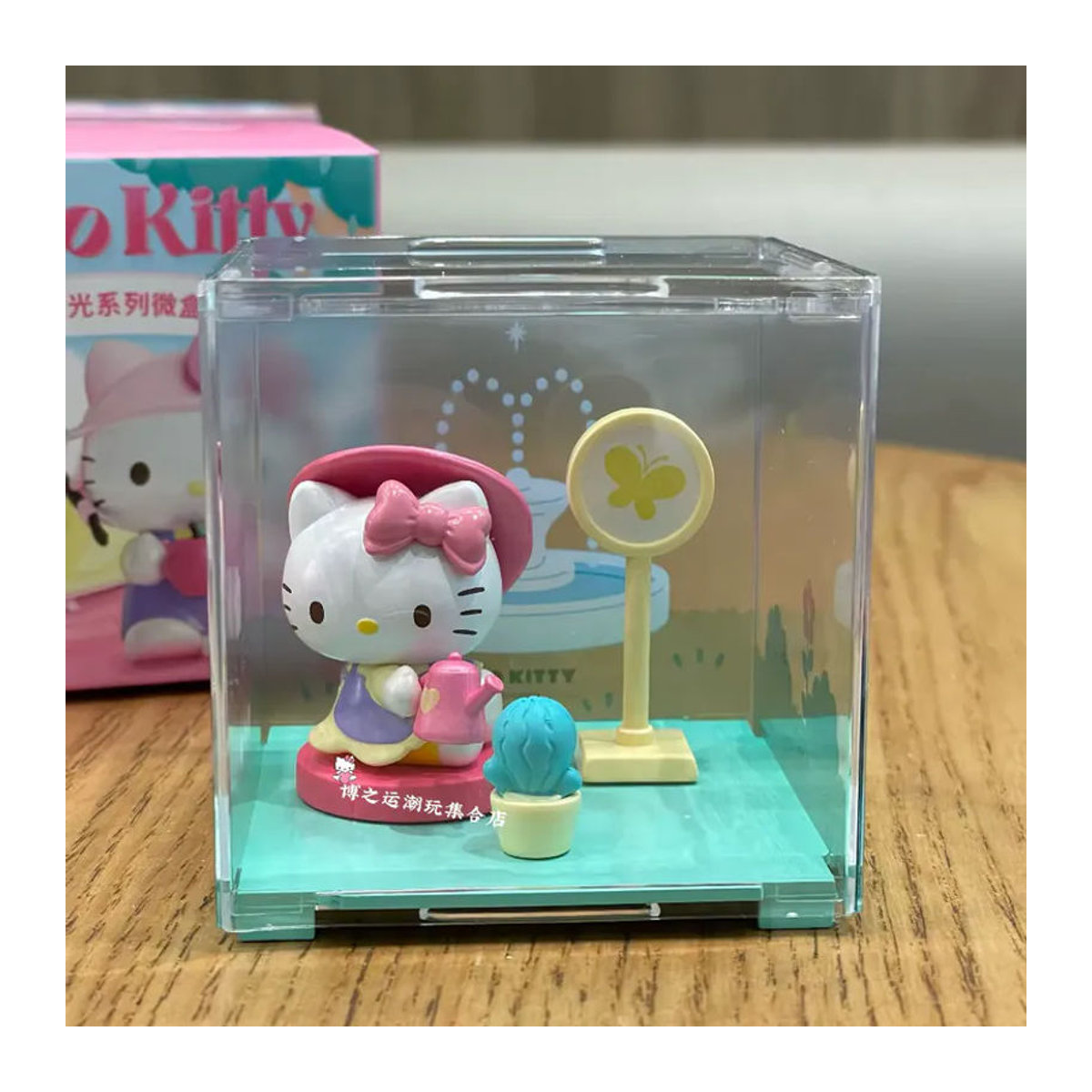 Hello Kitty Happy Time Serie Pro Anime-Figur Micro Blind Box Mehrfarbige Cartoon-Charakter Diorama-Deko aus Kunststoff - Bild 2