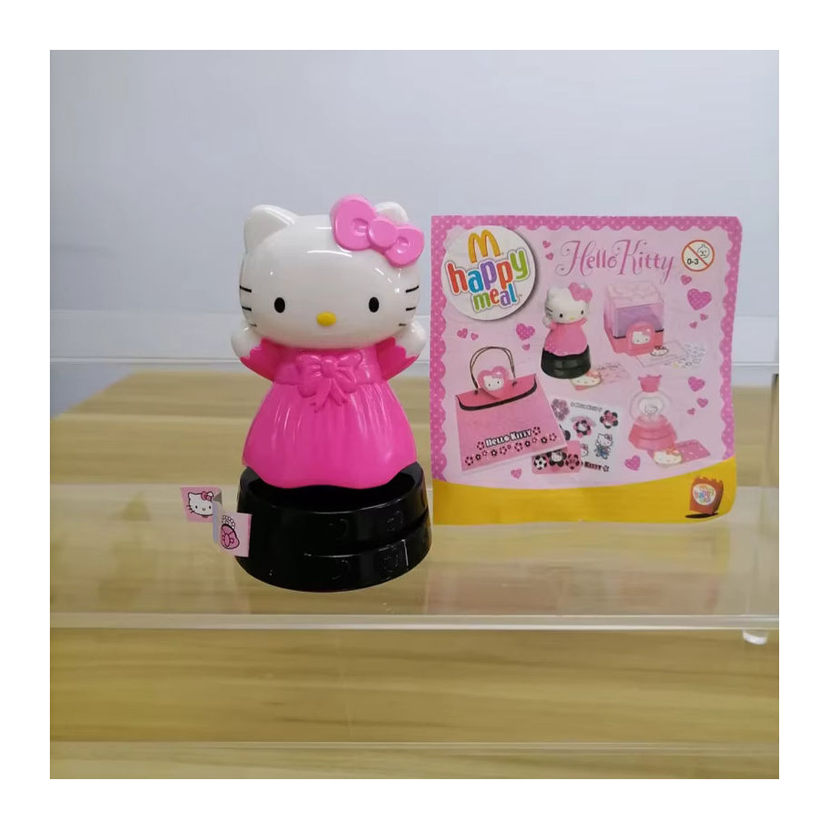 Hello Kitty Interaktive Wackel-Figur als Tischdekoration in Weiß und Rosa aus Kunststoff - Bild 2