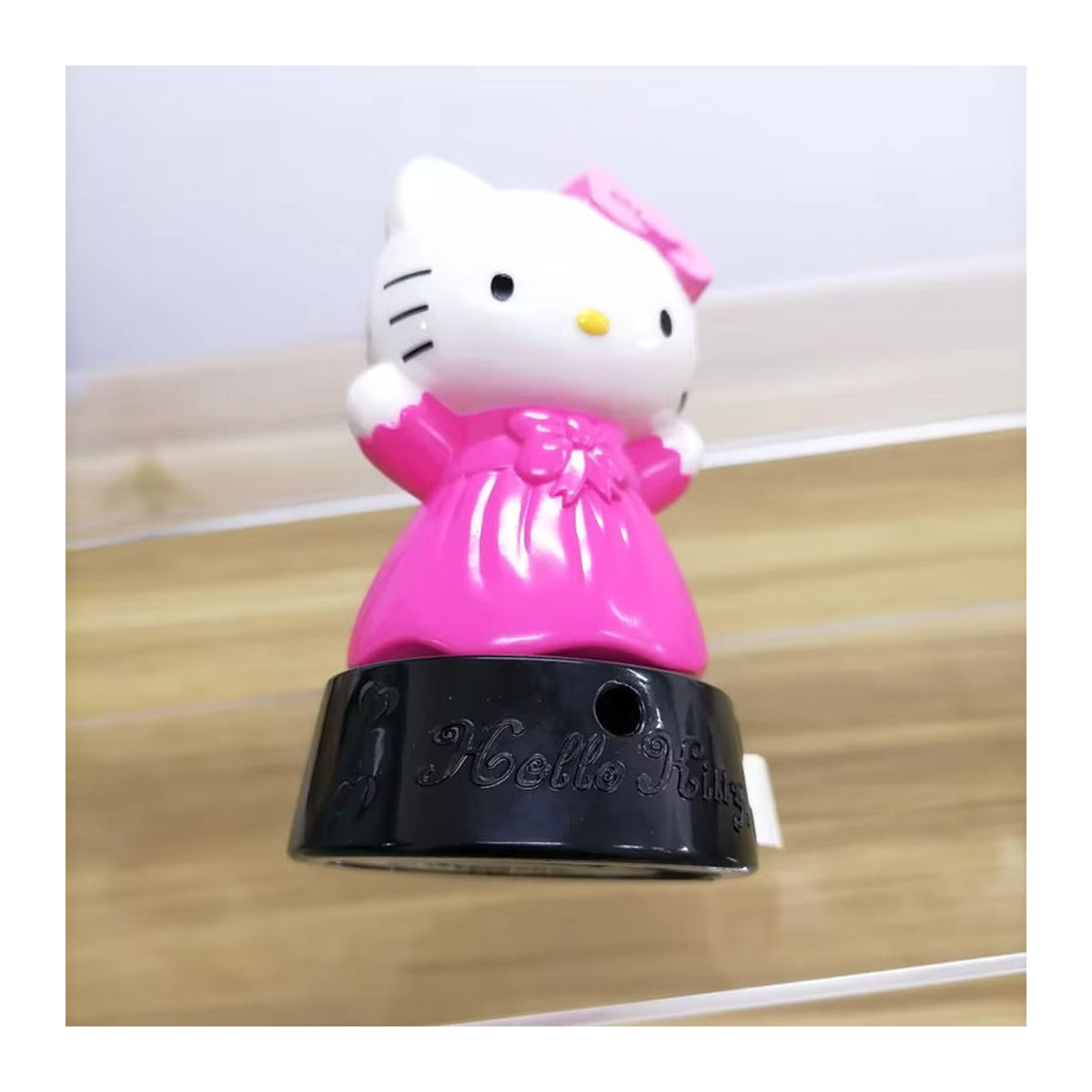 Hello Kitty Interaktive Wackel-Figur als Tischdekoration in Weiß und Rosa aus Kunststoff - Bild 6