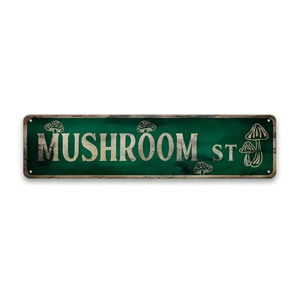 HELLOYOUNG Mushroom Avenue Vintage Wandkunst Pilz-Dekor für Café und Bar - Bild 1