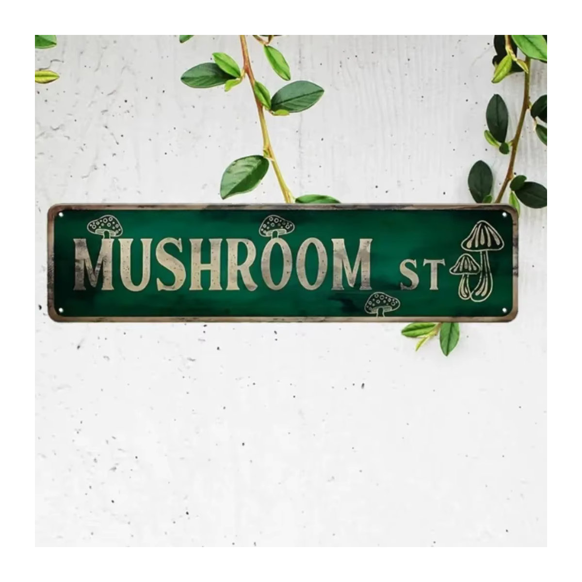 HELLOYOUNG Mushroom Avenue Vintage Wandkunst Pilz-Dekor für Café und Bar - Bild 2