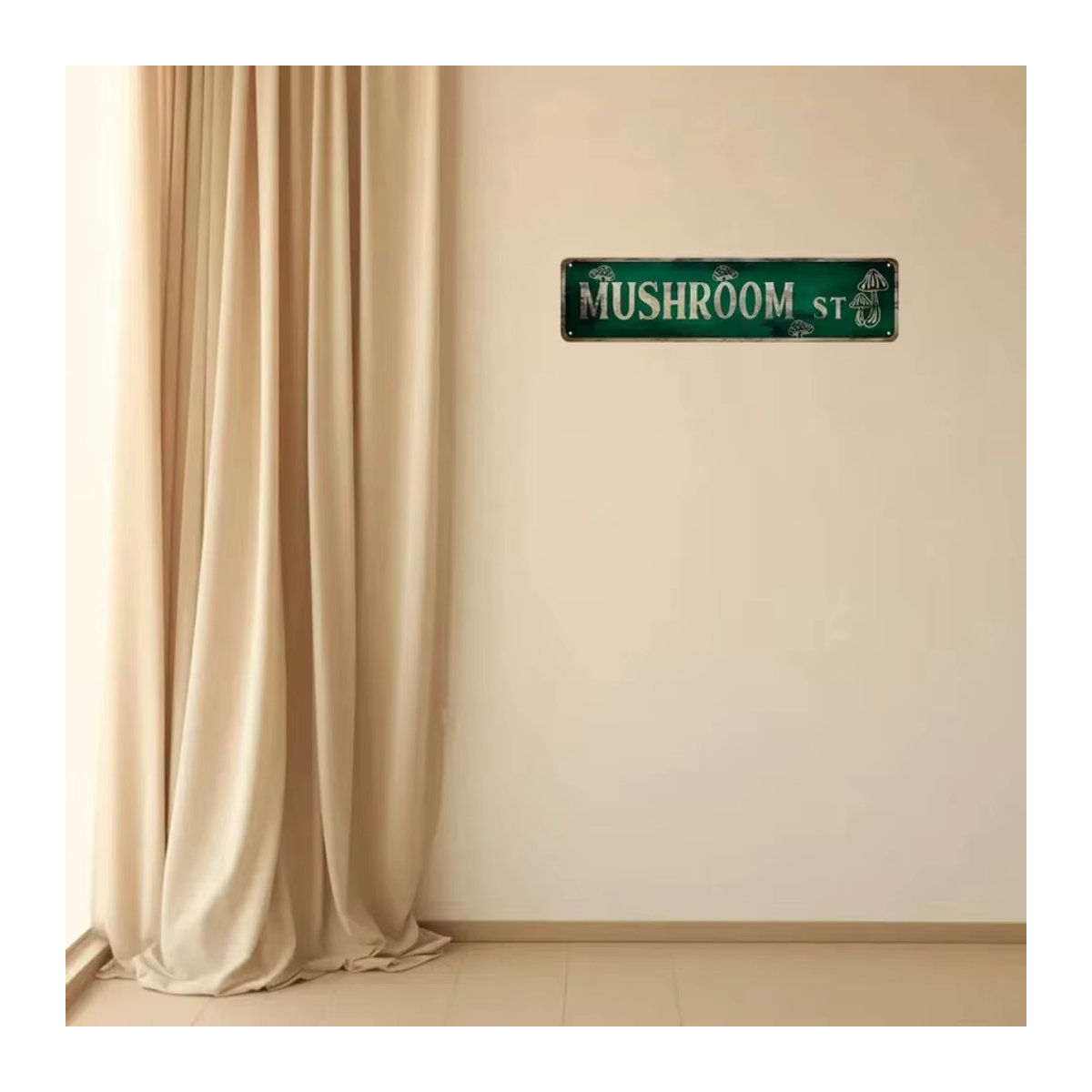 HELLOYOUNG Mushroom Avenue Vintage Wandkunst Pilz-Dekor für Café und Bar - Bild 4