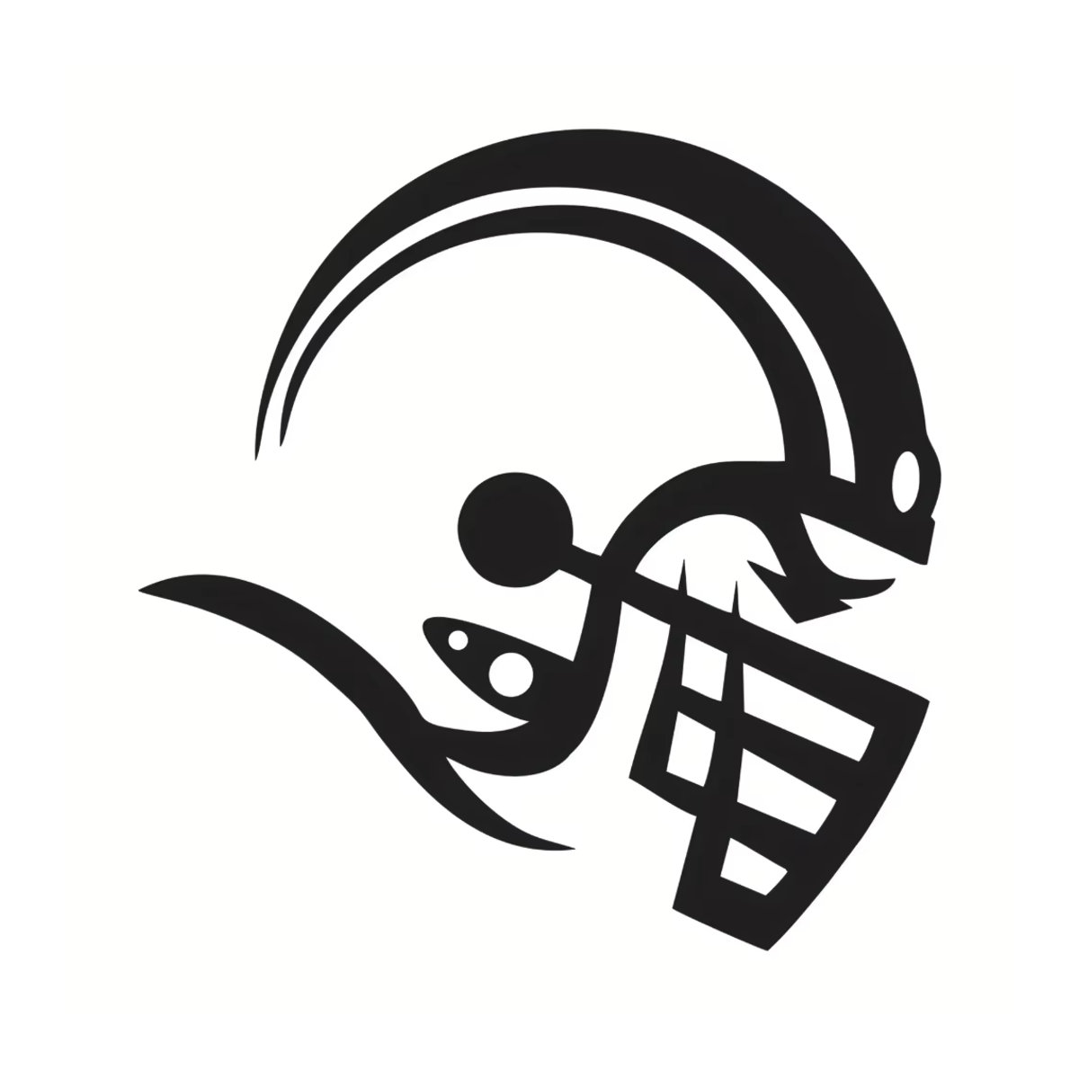 HELLOYOUNG Retro American Football Helm aus Metall als Deko-Objekt für dein Zuhause oder Büro - Bild 5