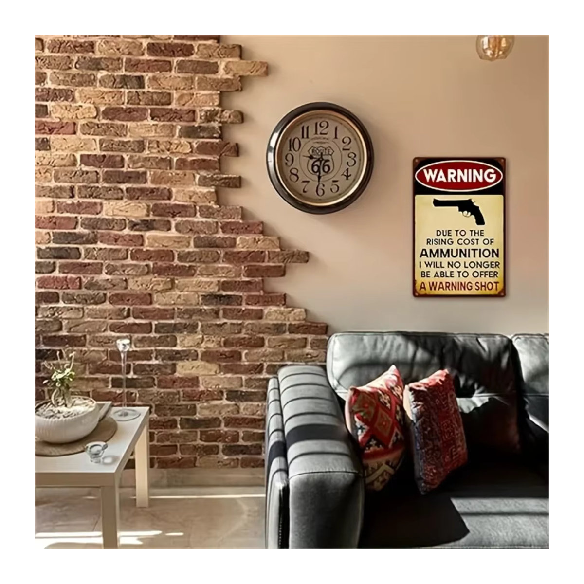 HELLOYOUNG Vintage Garage Schild aus Metall als mehrfarbige Wanddekoration im Hochformat - Bild 4