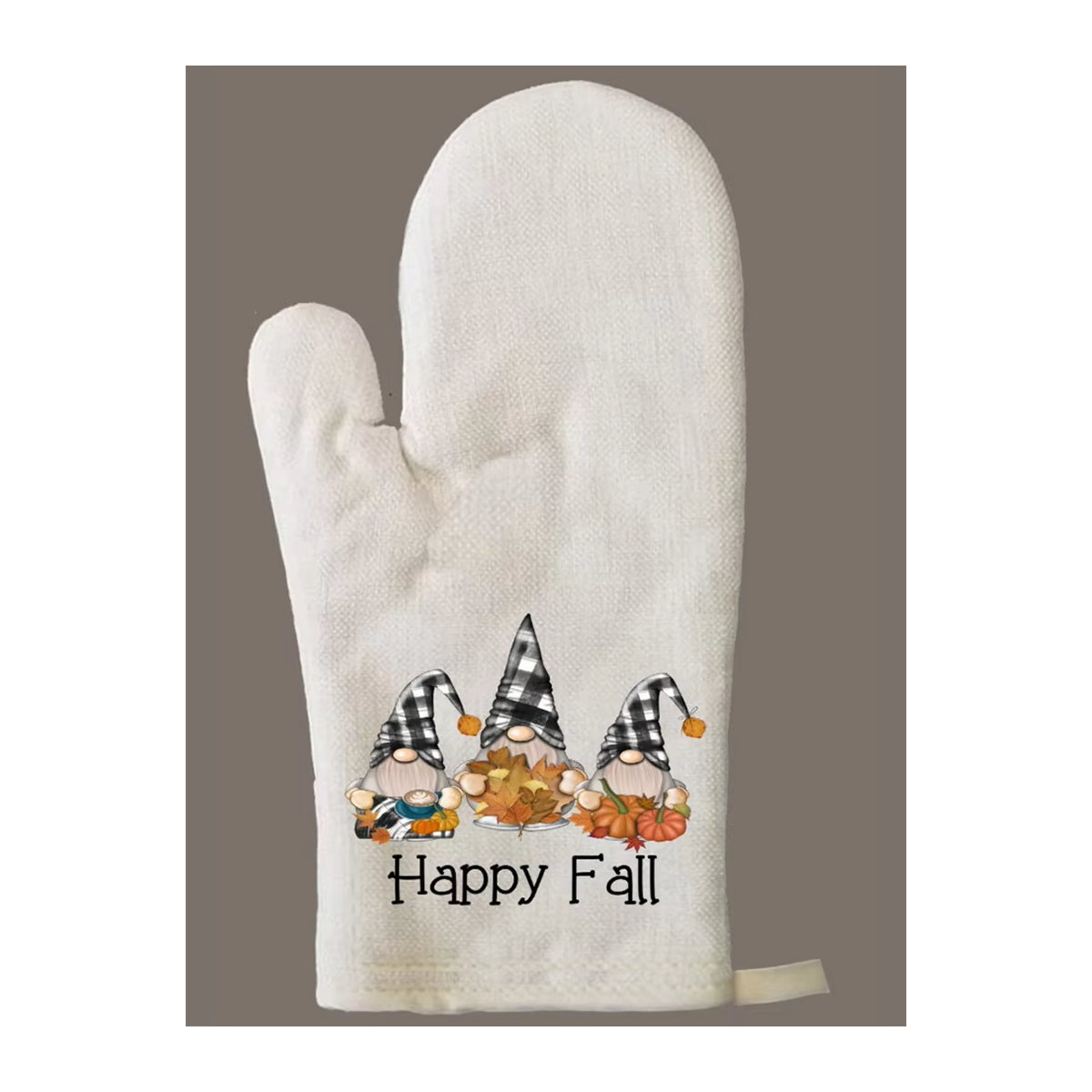 Herbstliches Ofenhandschuh-Set mit Gnom-Design für Thanksgiving und Herbstdekoration - Bild 2