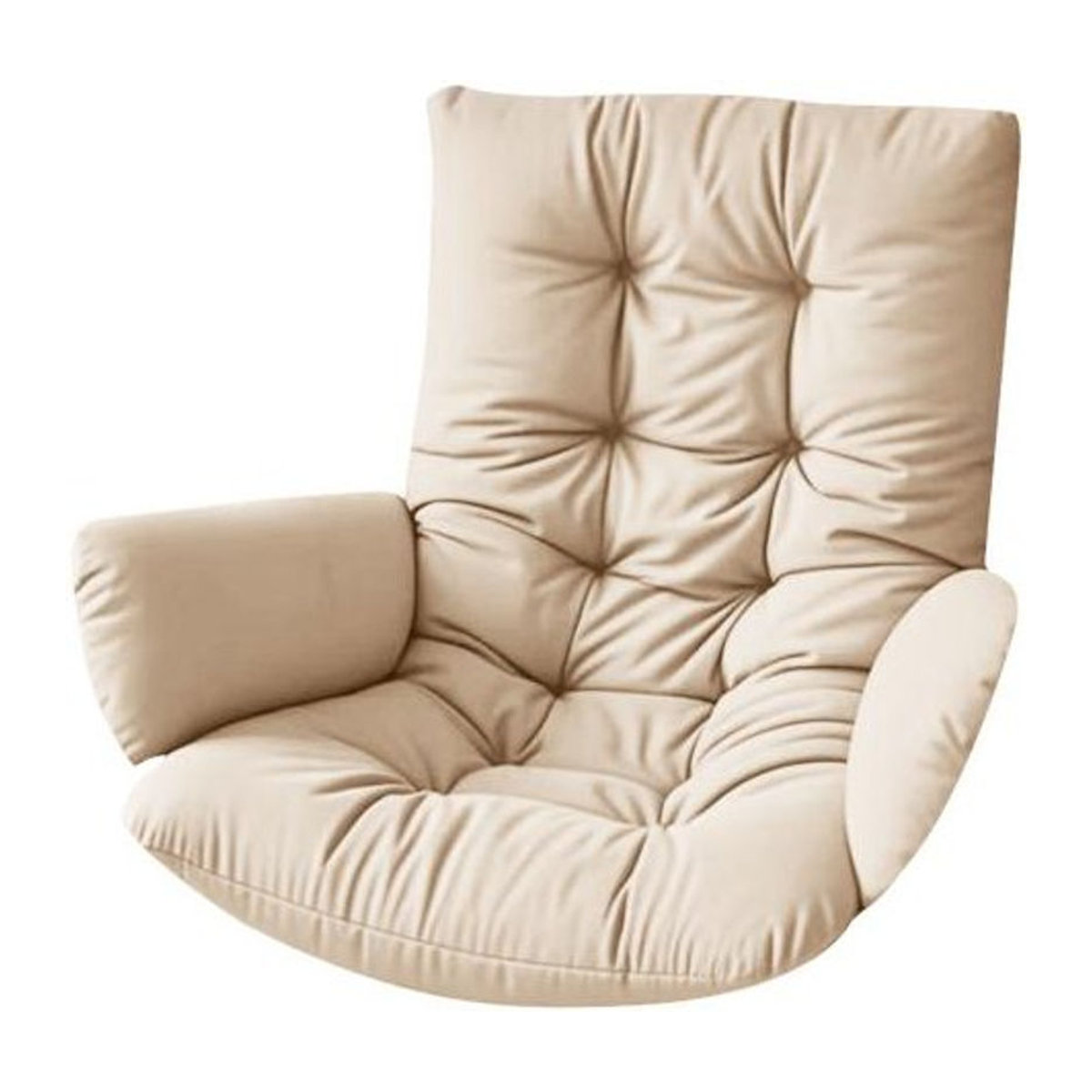 Hercules Wasserdichtes Eiersesselkissen aus Polyester in Beige, Rechteckig, Breite: 120 cm - Bild 1