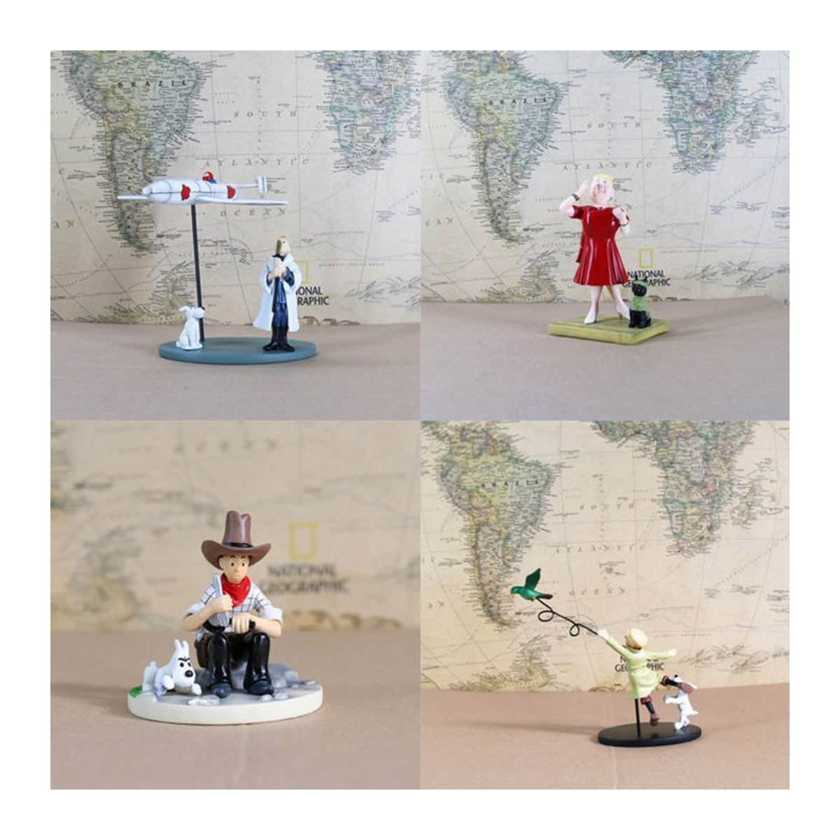 Herge Bianca Castafiore Figur aus Kunstharz mehrfarbig als Sammlerstück und Dekoration - Bild 1