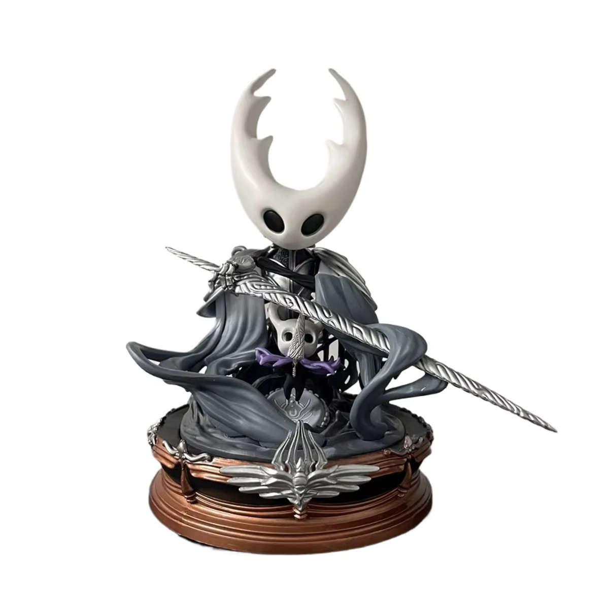 HEROCROSS Hollow Knight Actionfiguren Serie aus Kunstharz in Weiß als dekorative Sammlerfiguren und Desktop Ornament - Bild 4