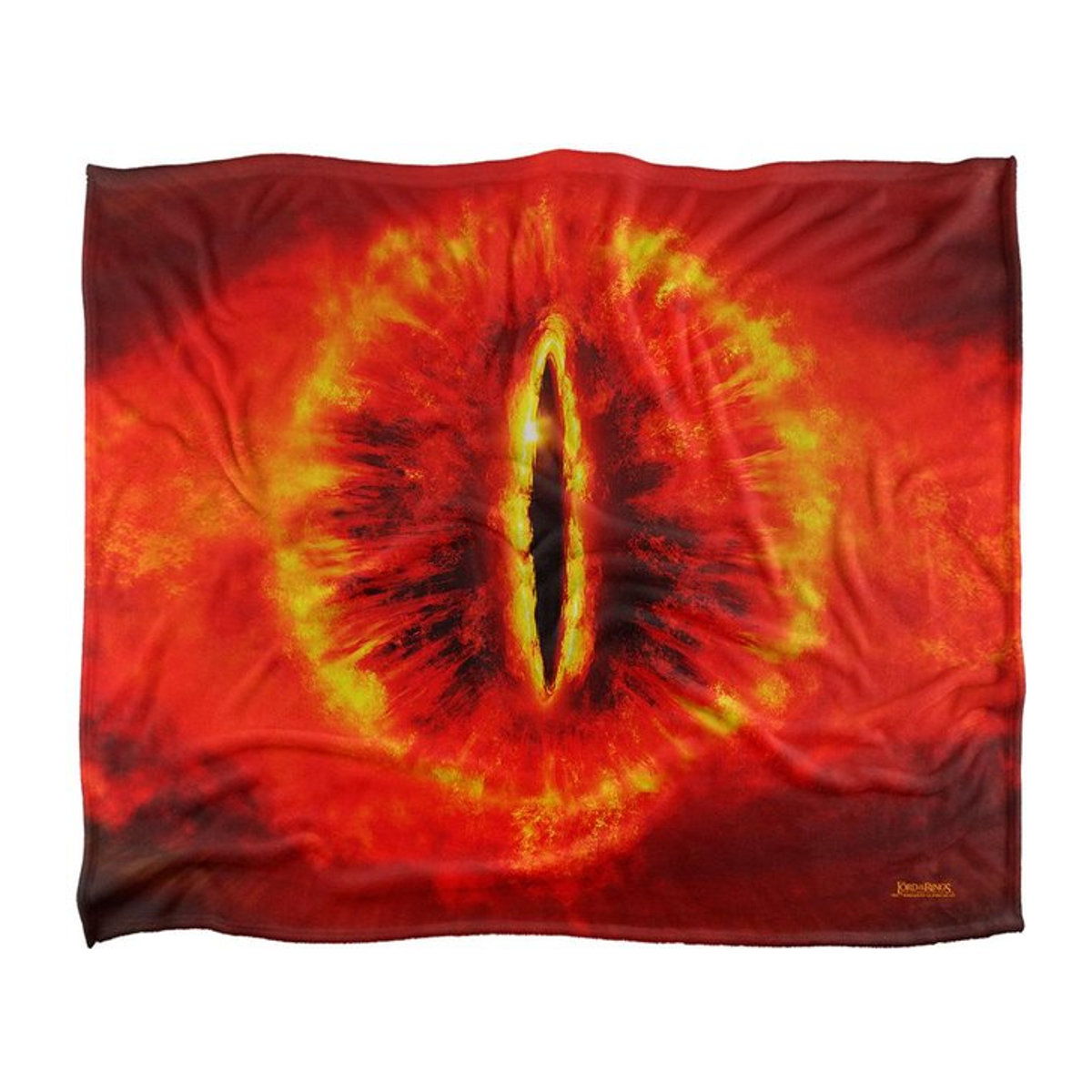 Herr der Ringe Auge Saurons Decke in Schwarz, One Size - Bild 1