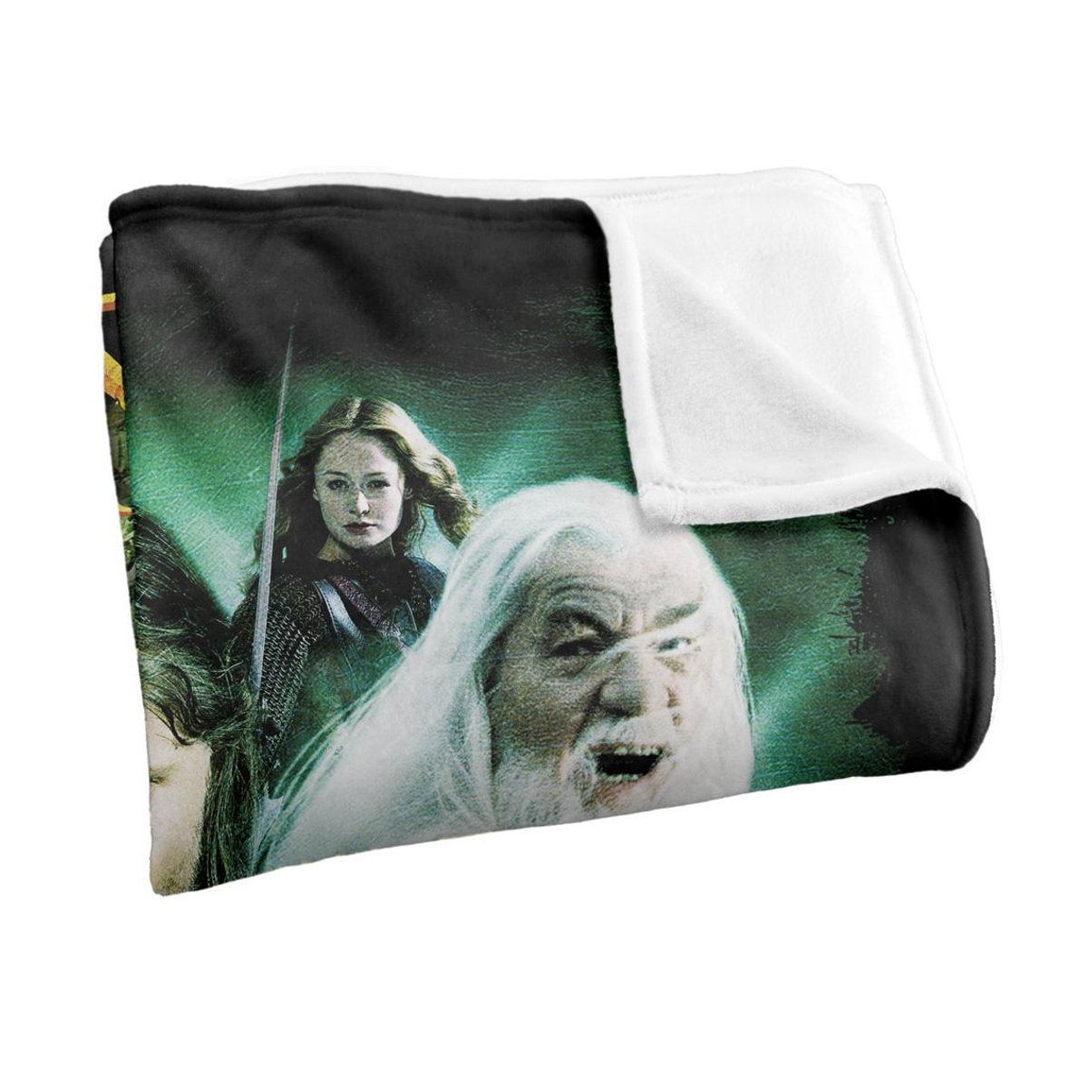 Herr der Ringe Gruppenfoto Decke in Schwarz, One Size - Bild 2