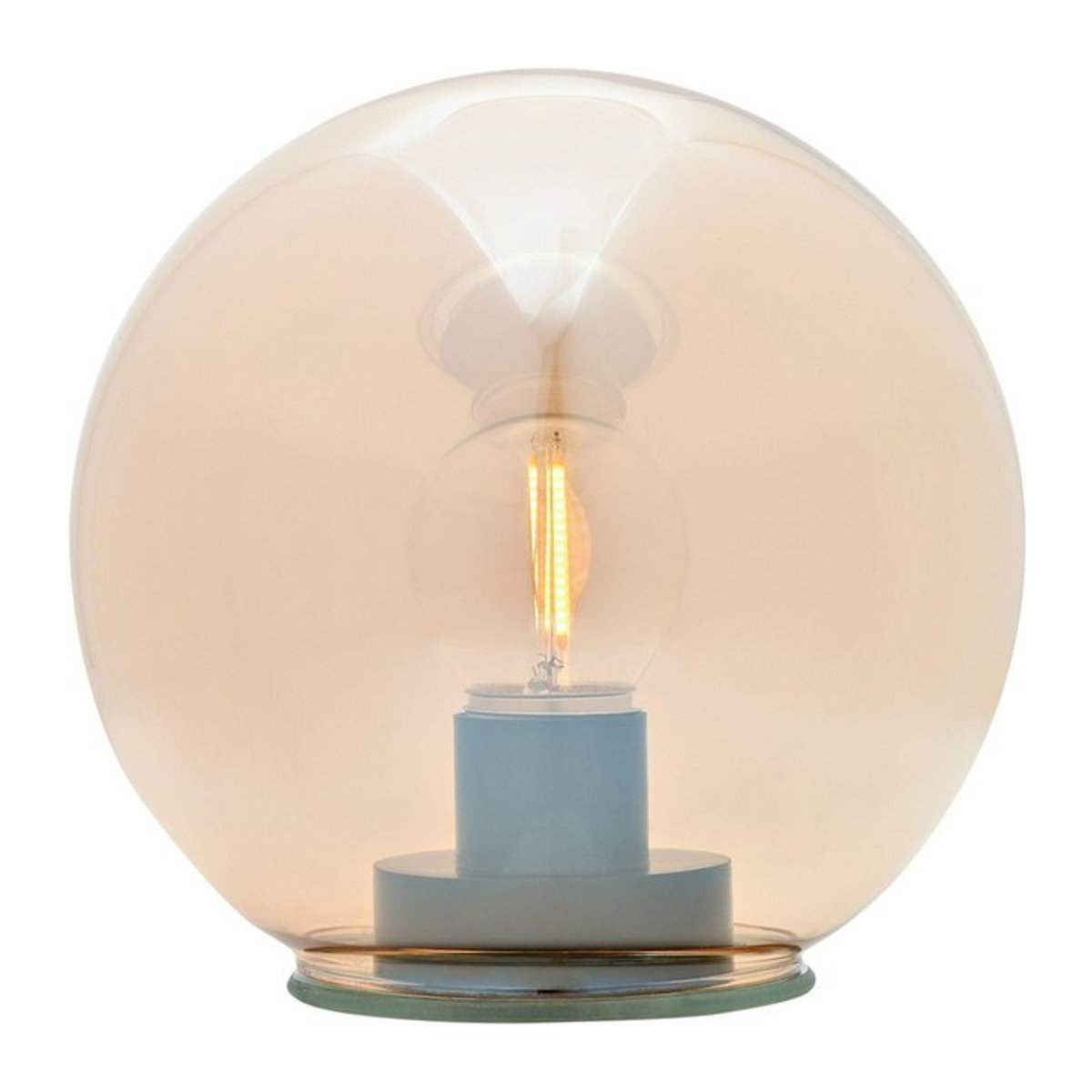 HESTIA Glaskugel mit integriertem LED-Licht in Transparent Weiß - Bild 1