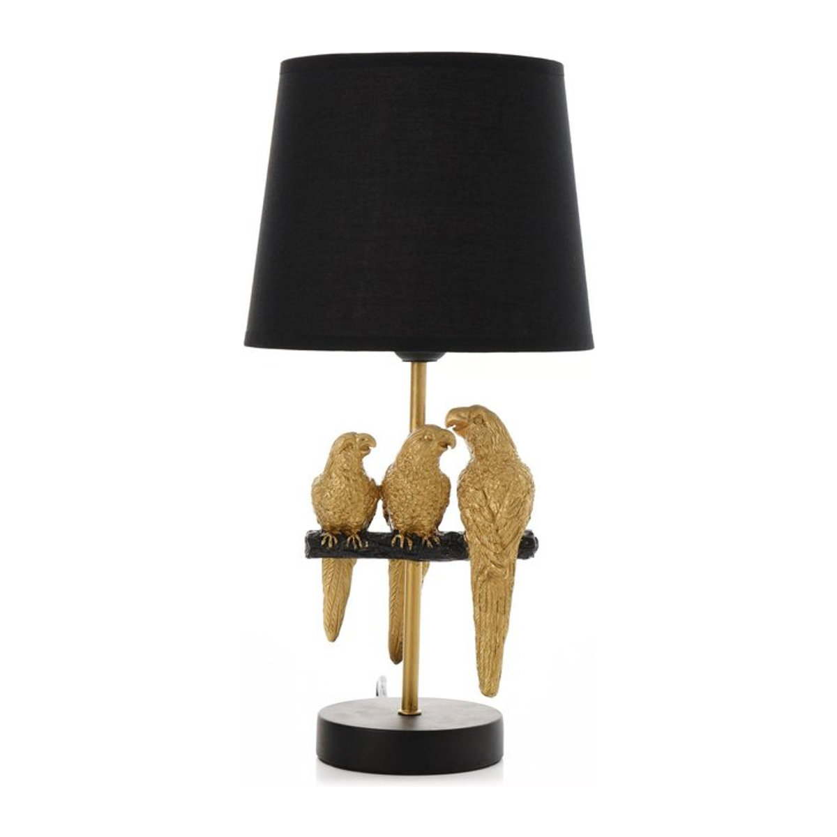 Hestia Papagei Tischleuchte in Gold, Höhe: 40 cm, Breite: 20 cm, Tiefe: 20 cm - Bild 1