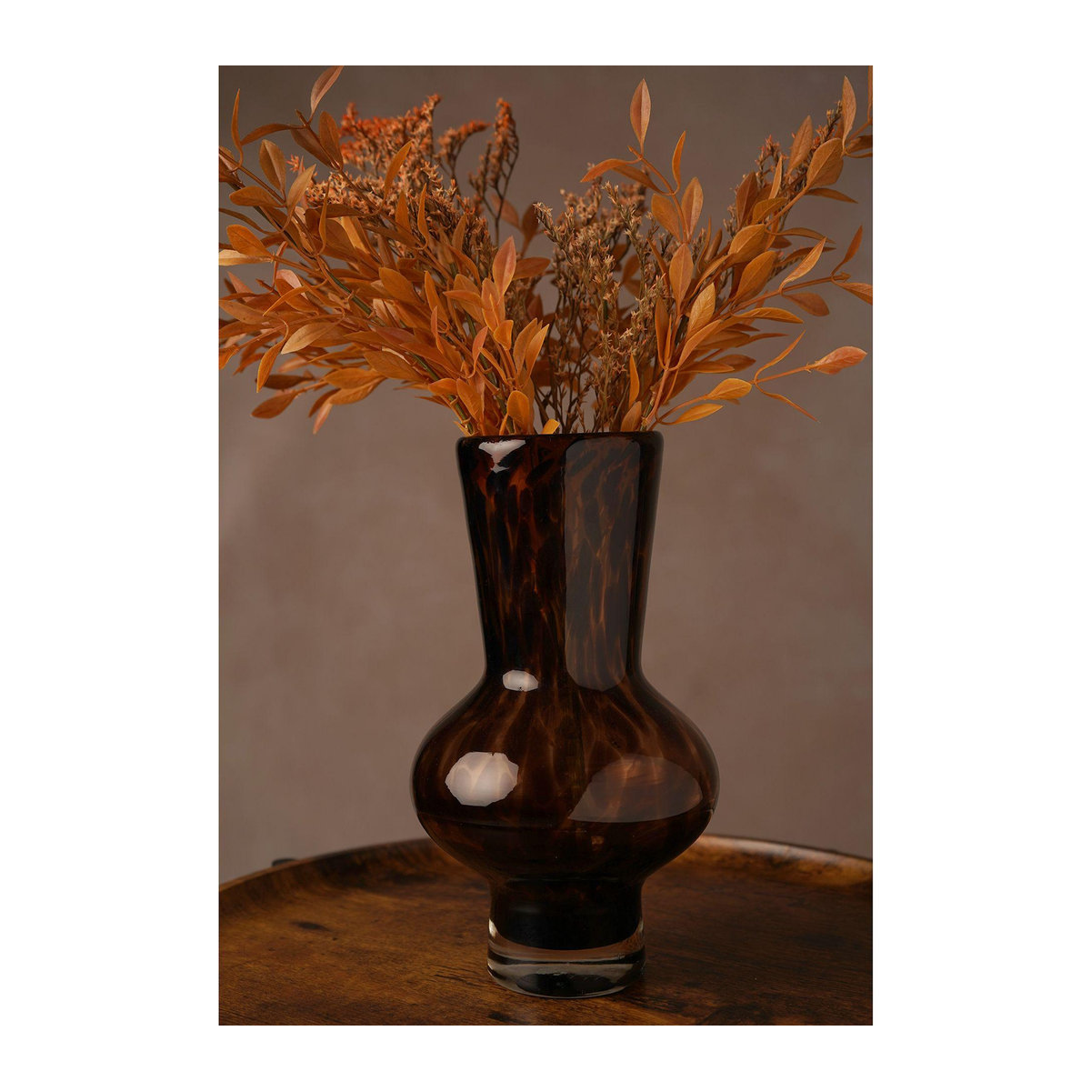 Hestia Schildpatt-Vase in Braun - Bild 2
