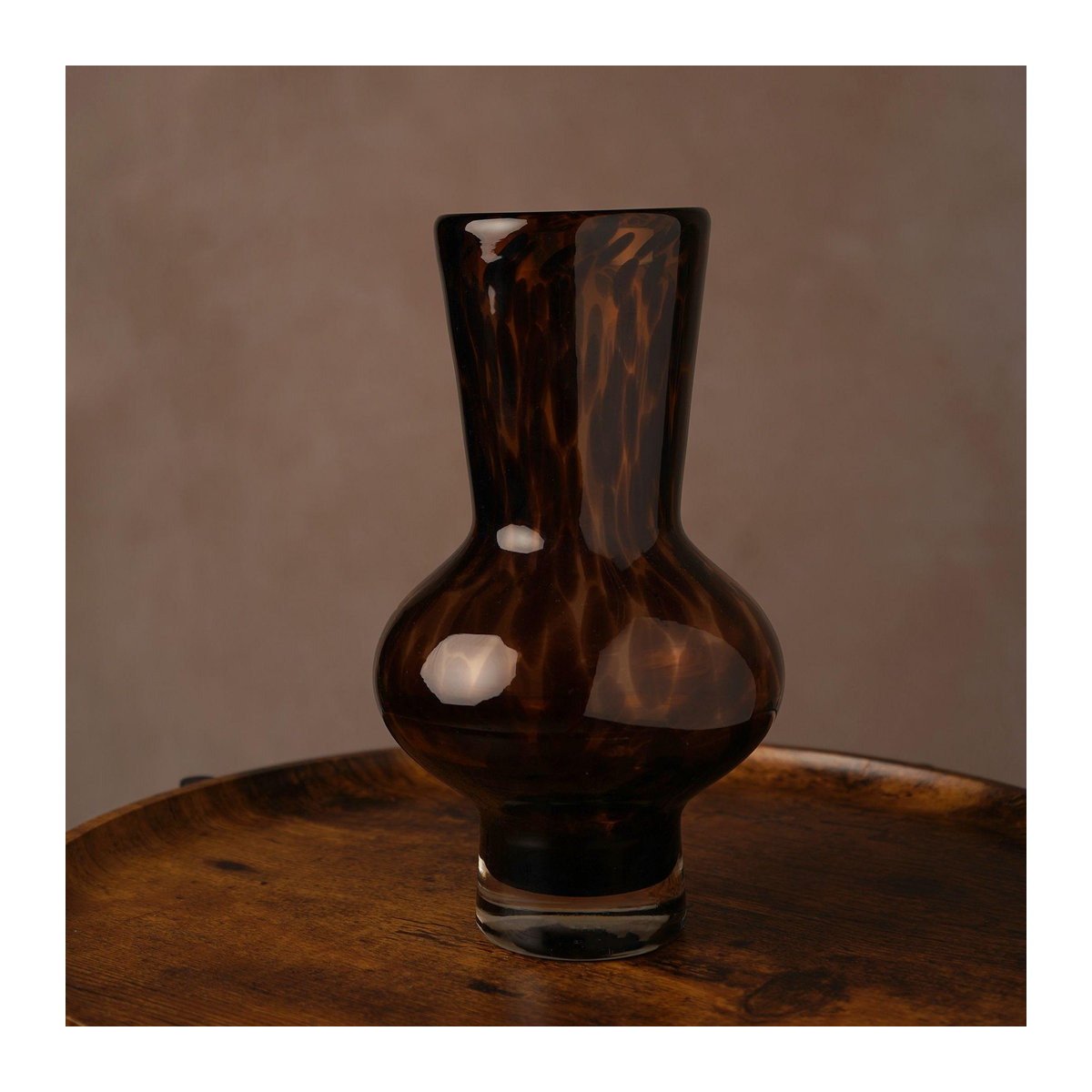 Hestia Schildpatt-Vase in Braun - Bild 3