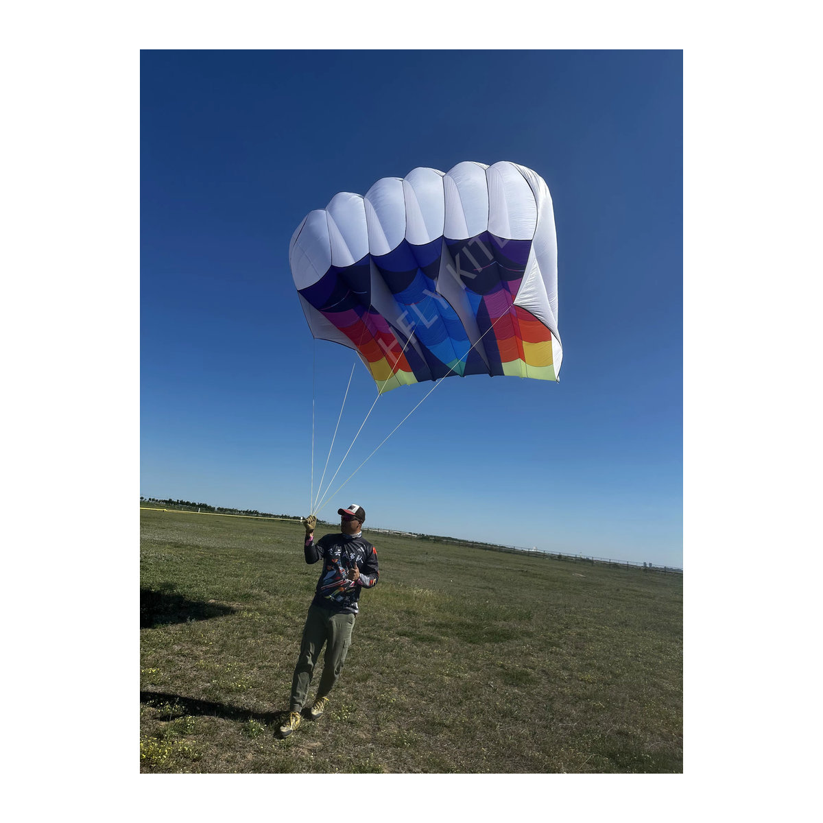 Hflykites Lifter Parafoil Piloten Drachen aus 40D Ripstop Nylon in den Größen 12 m², 18 m² und 22 m² - Bild 3