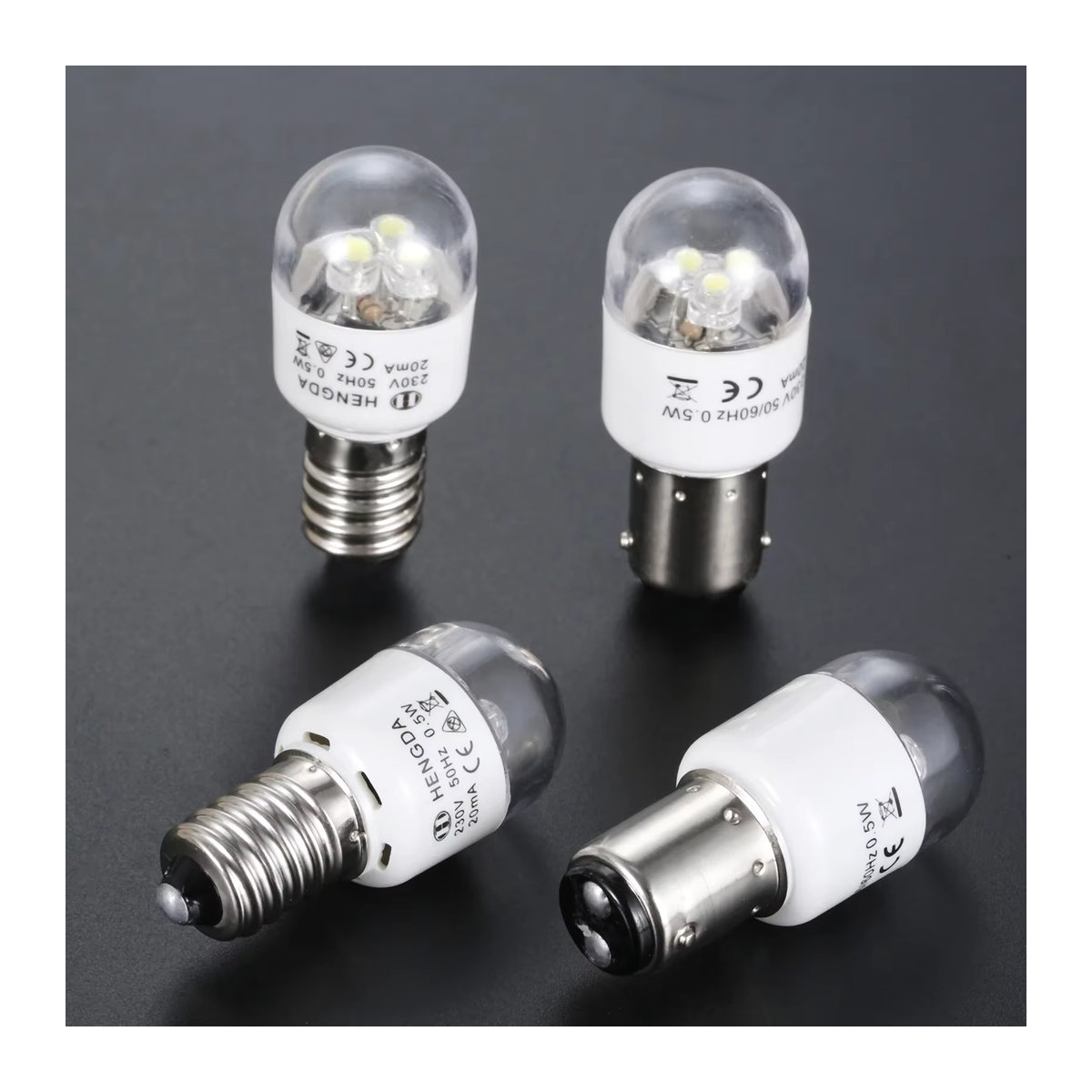 Hicello LED-Birne E14 für Nähmaschinen mit 0,5 W zur Beleuchtung von Singer Juki Pfaff Janome Brother Acme - Bild 2