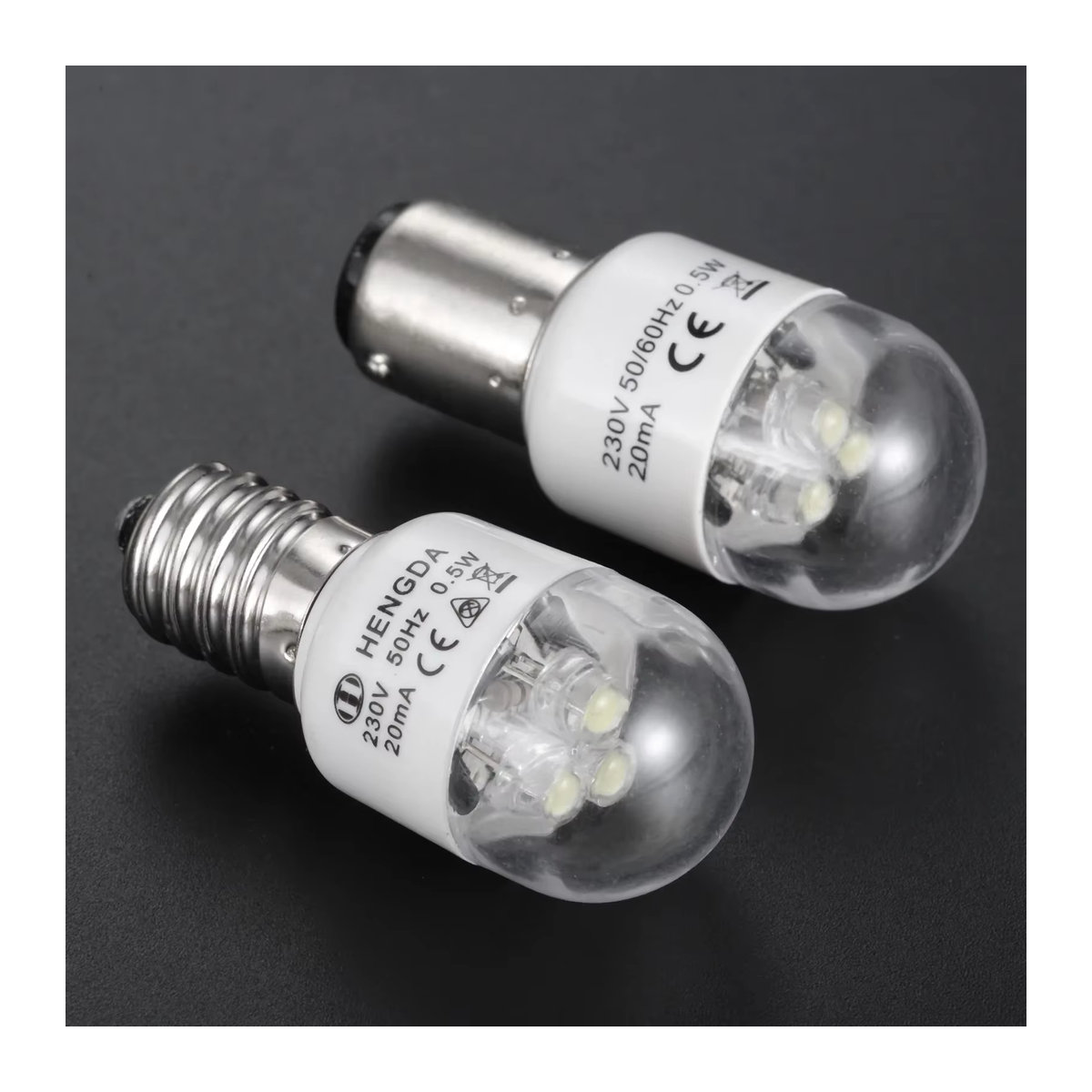 Hicello LED-Birne E14 für Nähmaschinen mit 0,5 W zur Beleuchtung von Singer Juki Pfaff Janome Brother Acme - Bild 3