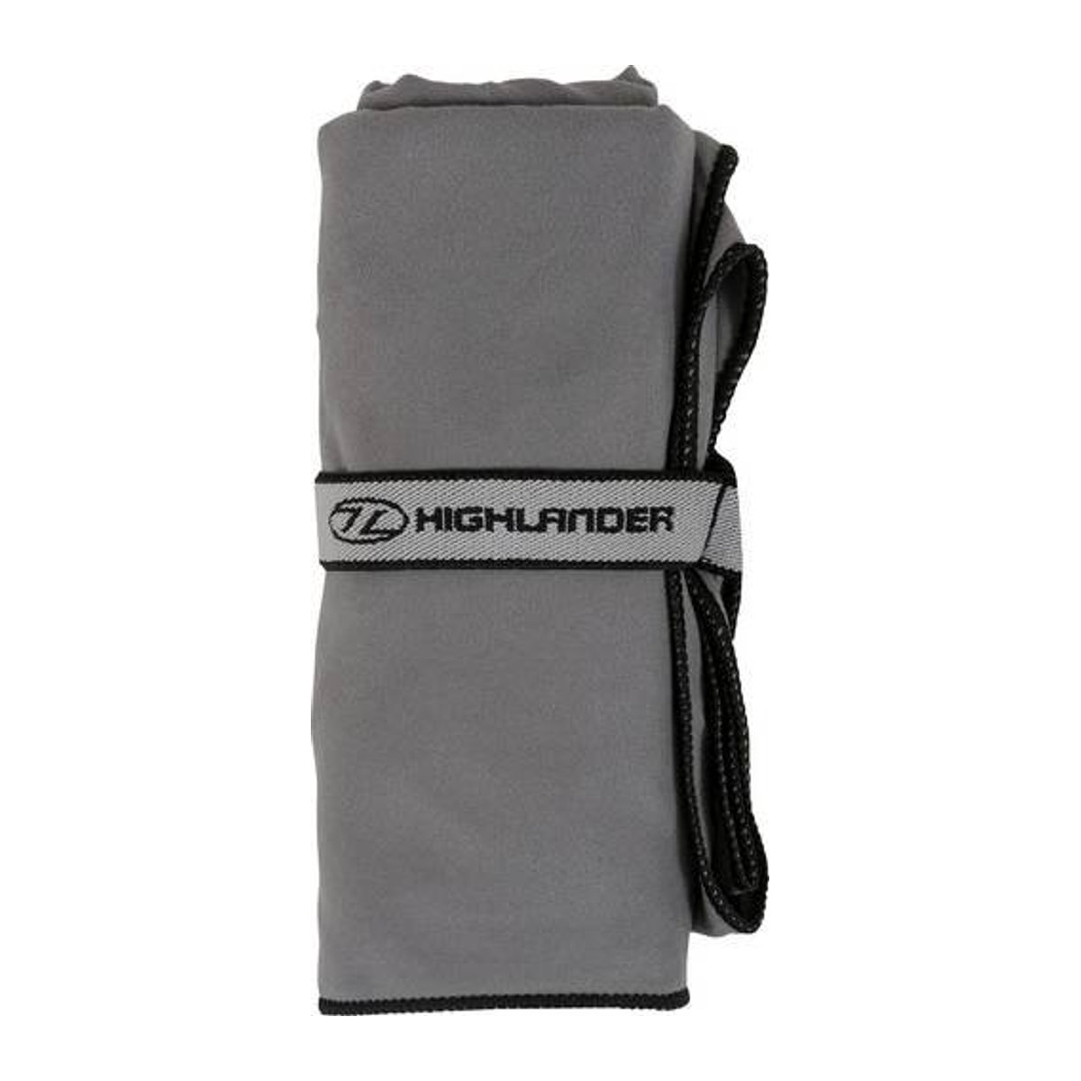 Highlander Fibresoft Handtuch Anthrazit B: 40 cm, H: 80 cm - Bild 1
