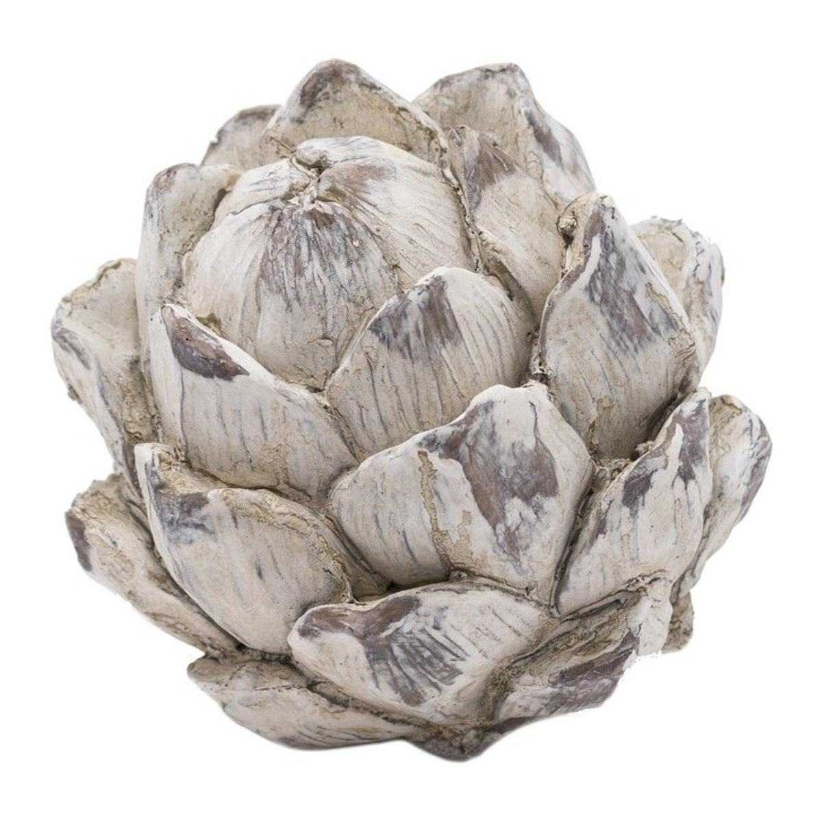 Hill Interiors Garda Artischocken-Ornament aus Keramik in Antik-Look, Höhe: 12 cm - Bild 1