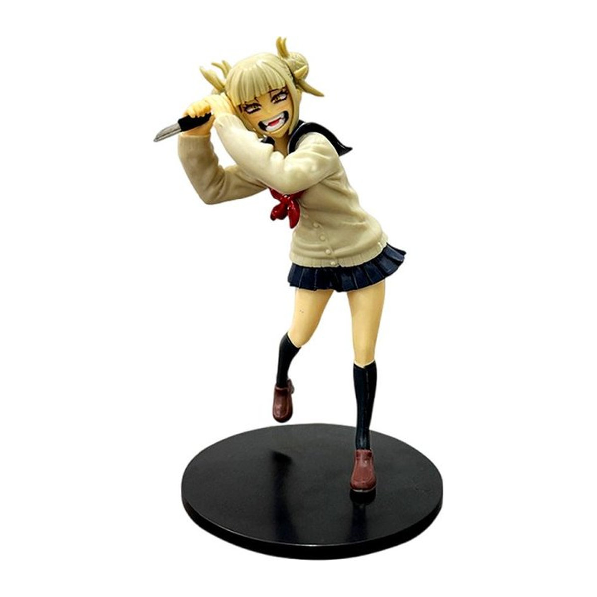Himiko Toga Anime-Figur aus My Hero Academia in süßer Uniform (Kampfversion) von Fashnics, Schreibtischdekoration aus PVC, Höhe: 17,0 cm - Bild 1