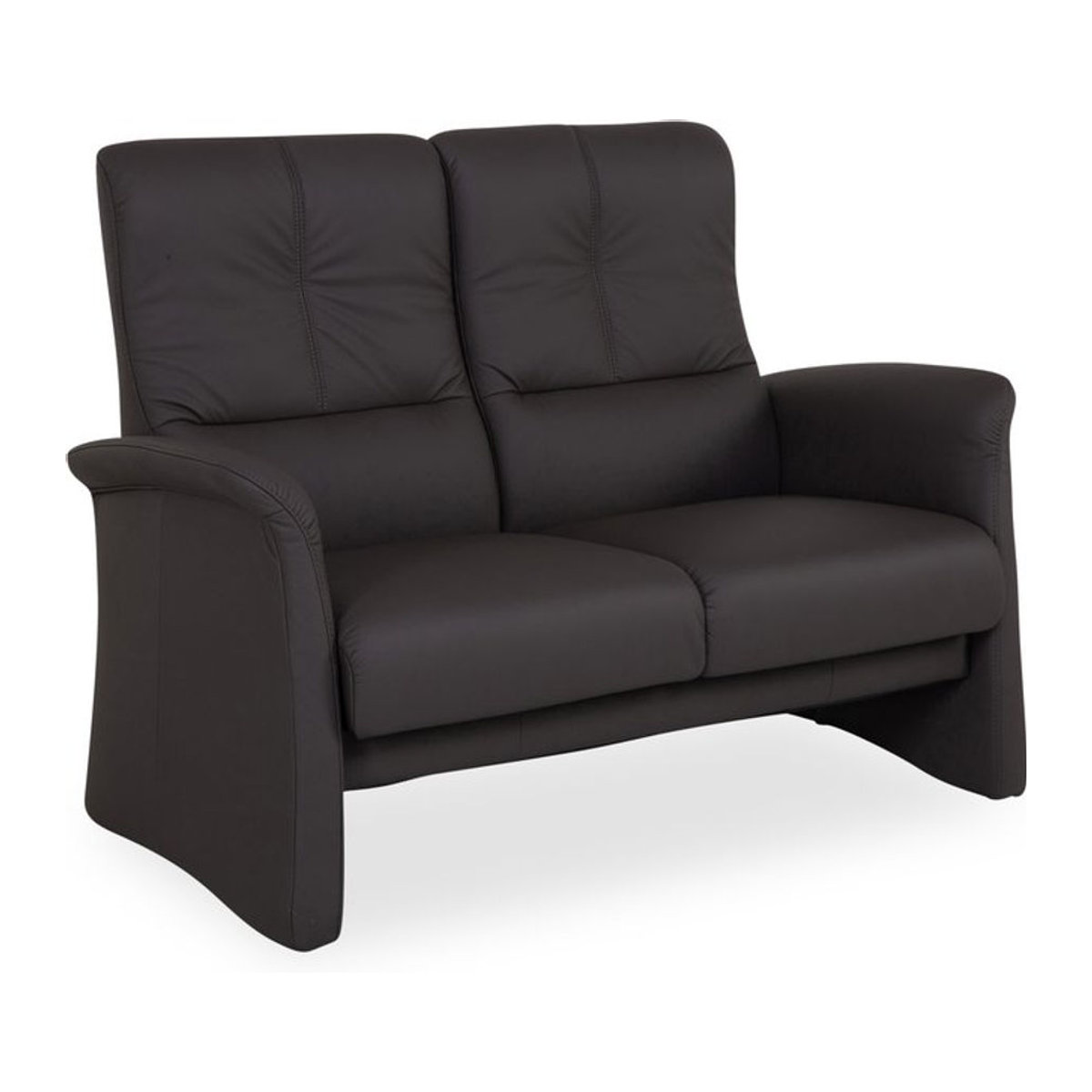 Himolla 2-Sitzer Sofa Bodensee in Braun aus Echtleder - Bild 1